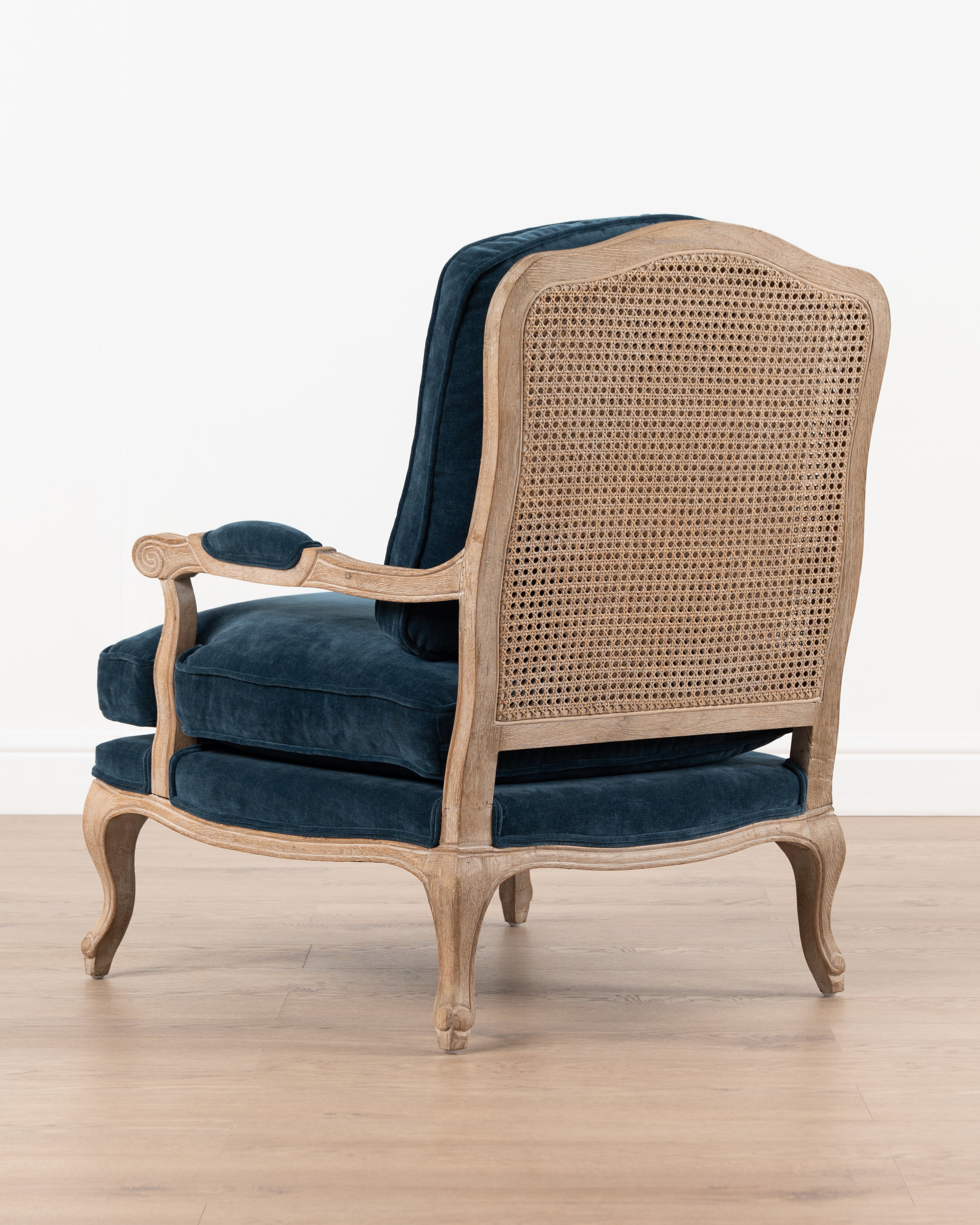 Bodine Bergere Chair | Navy