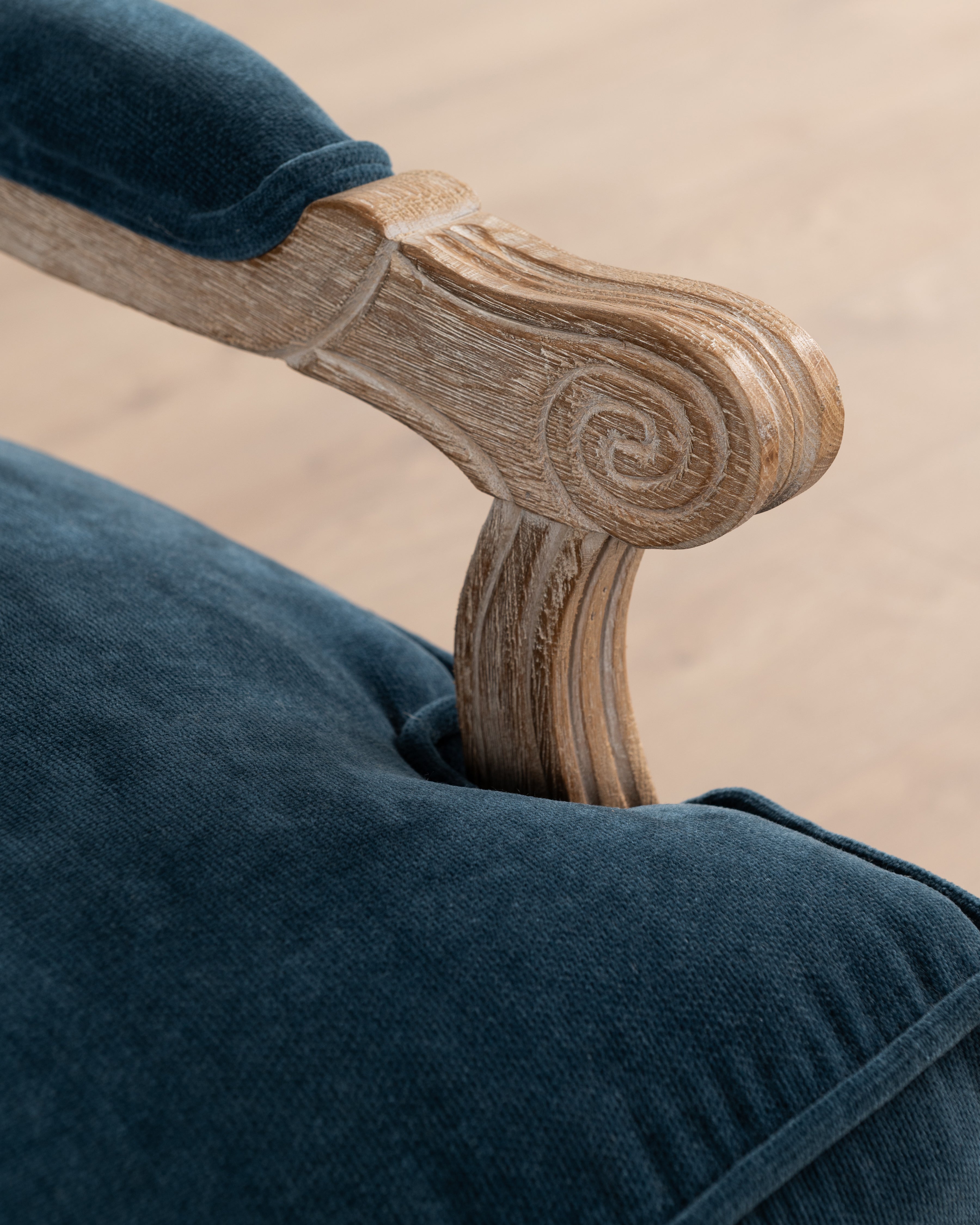 Bodine Bergere Chair | Navy