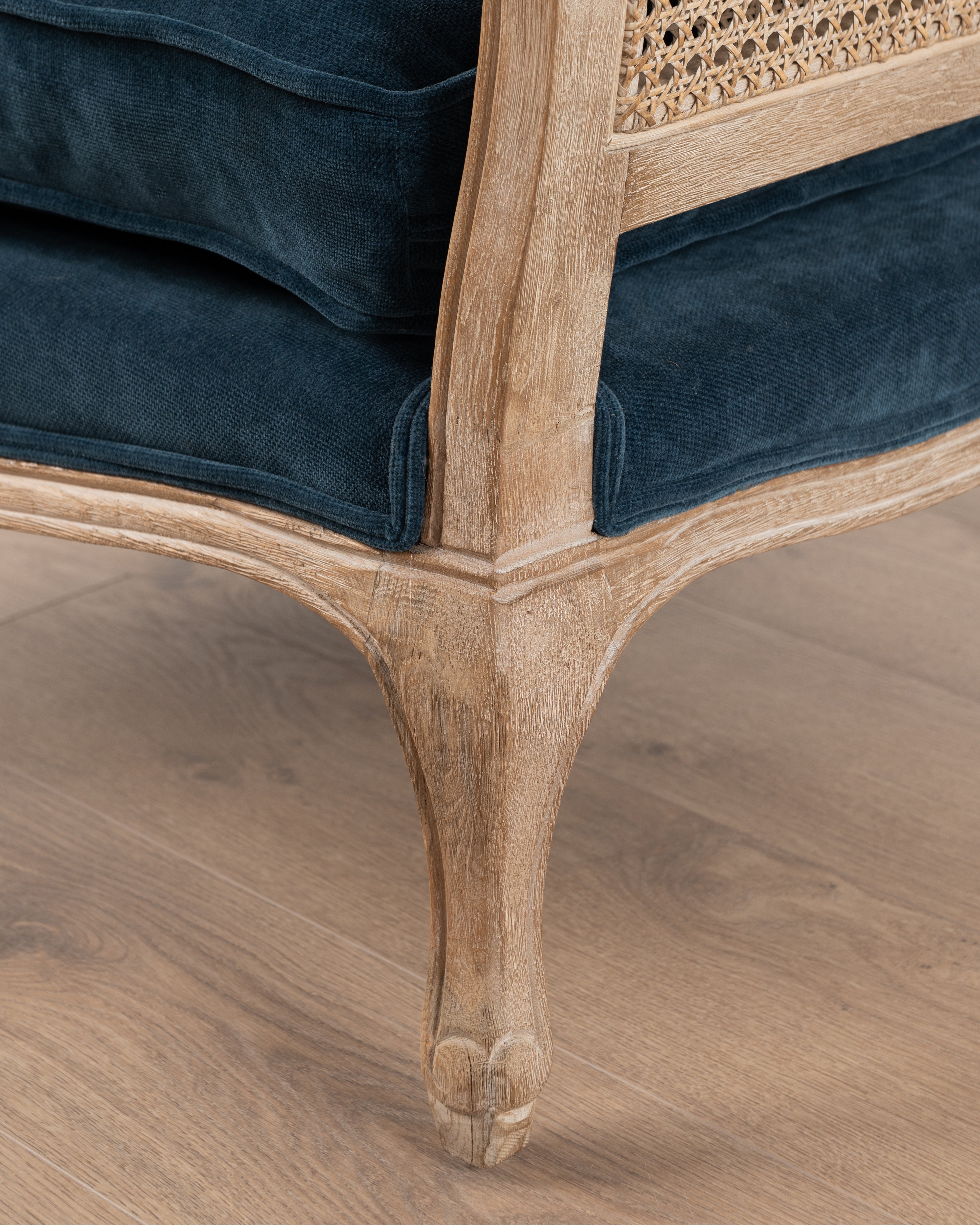 Bodine Bergere Chair | Navy