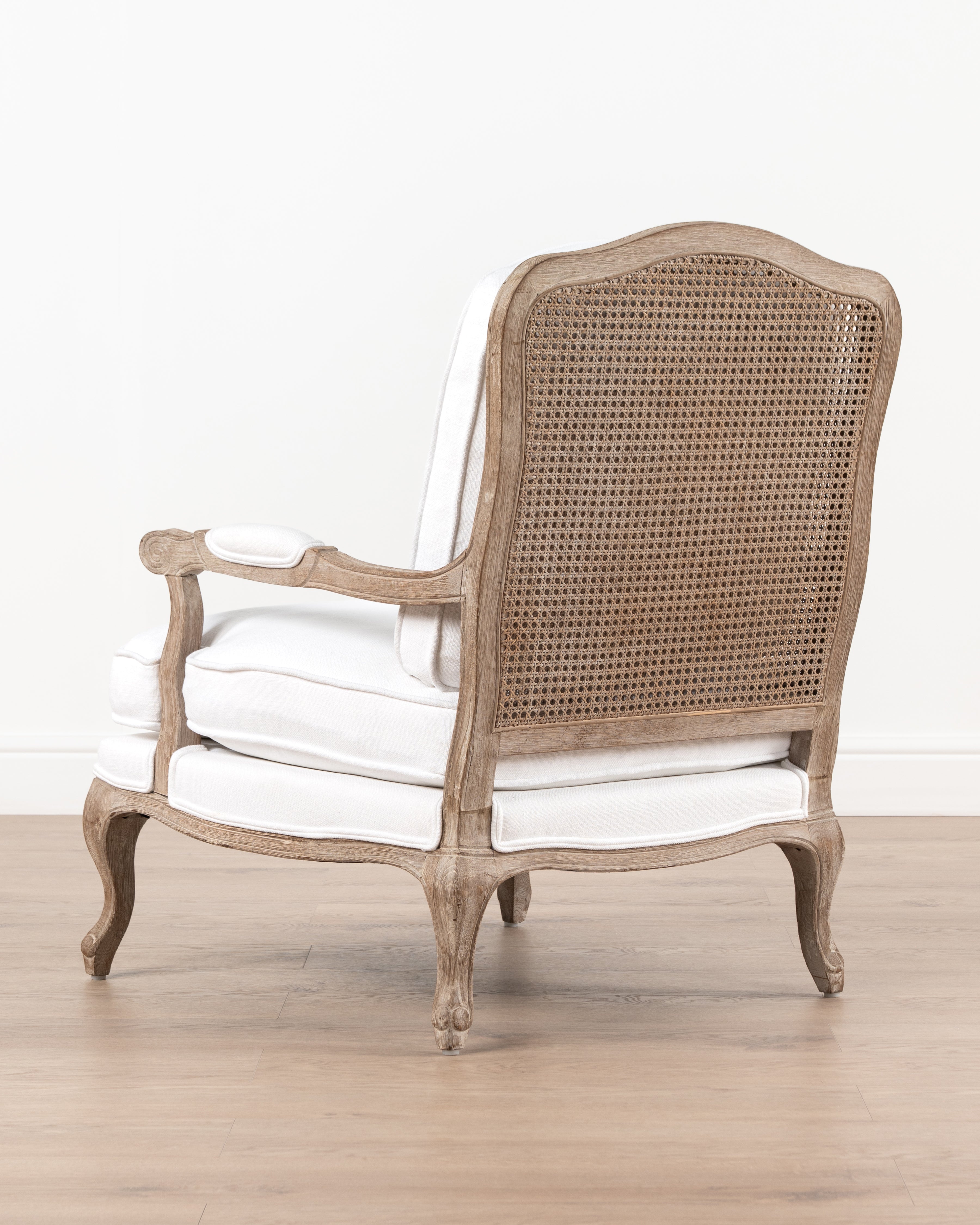 Bodine Bergere Chair | White
