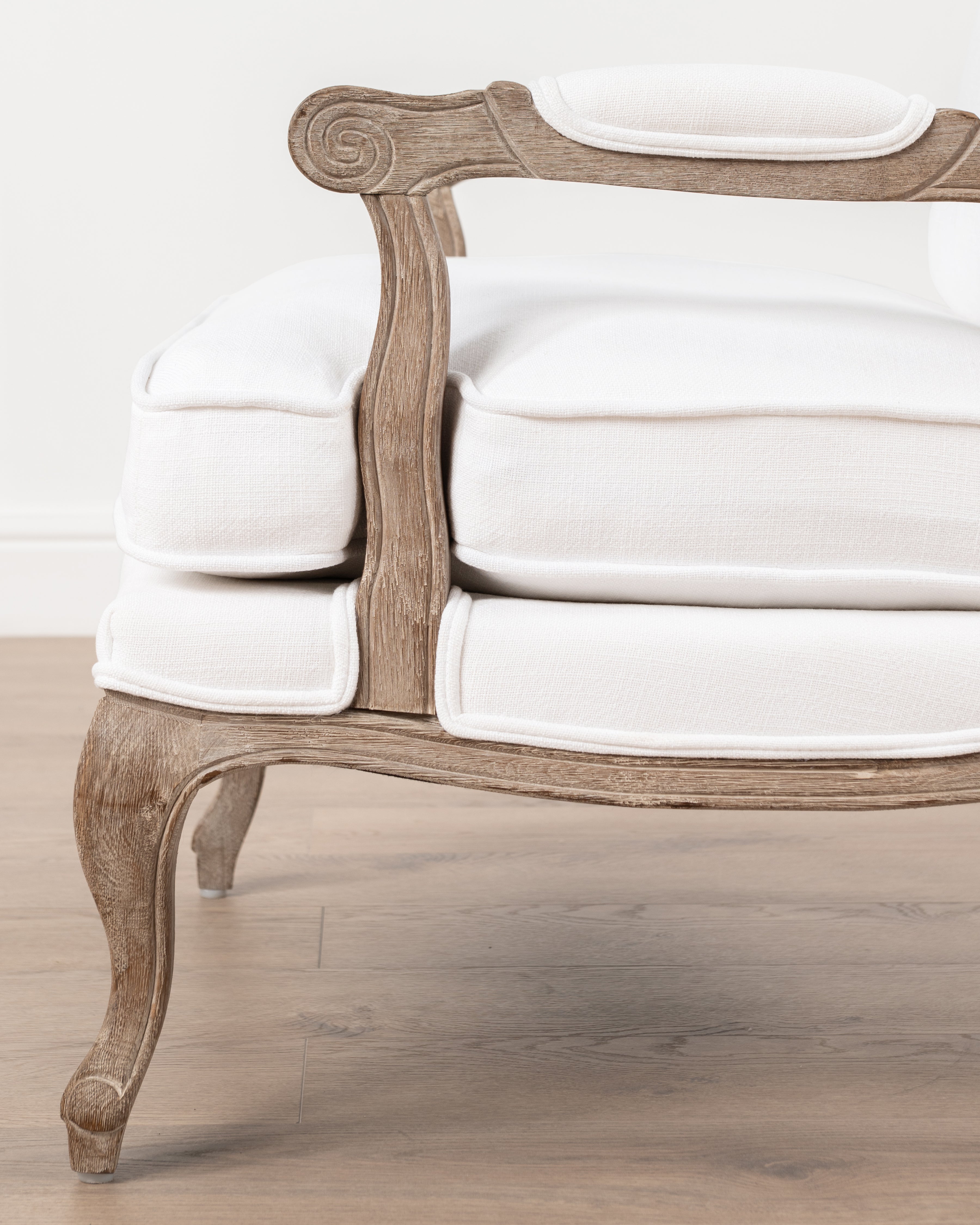 Bodine Bergere Chair | White