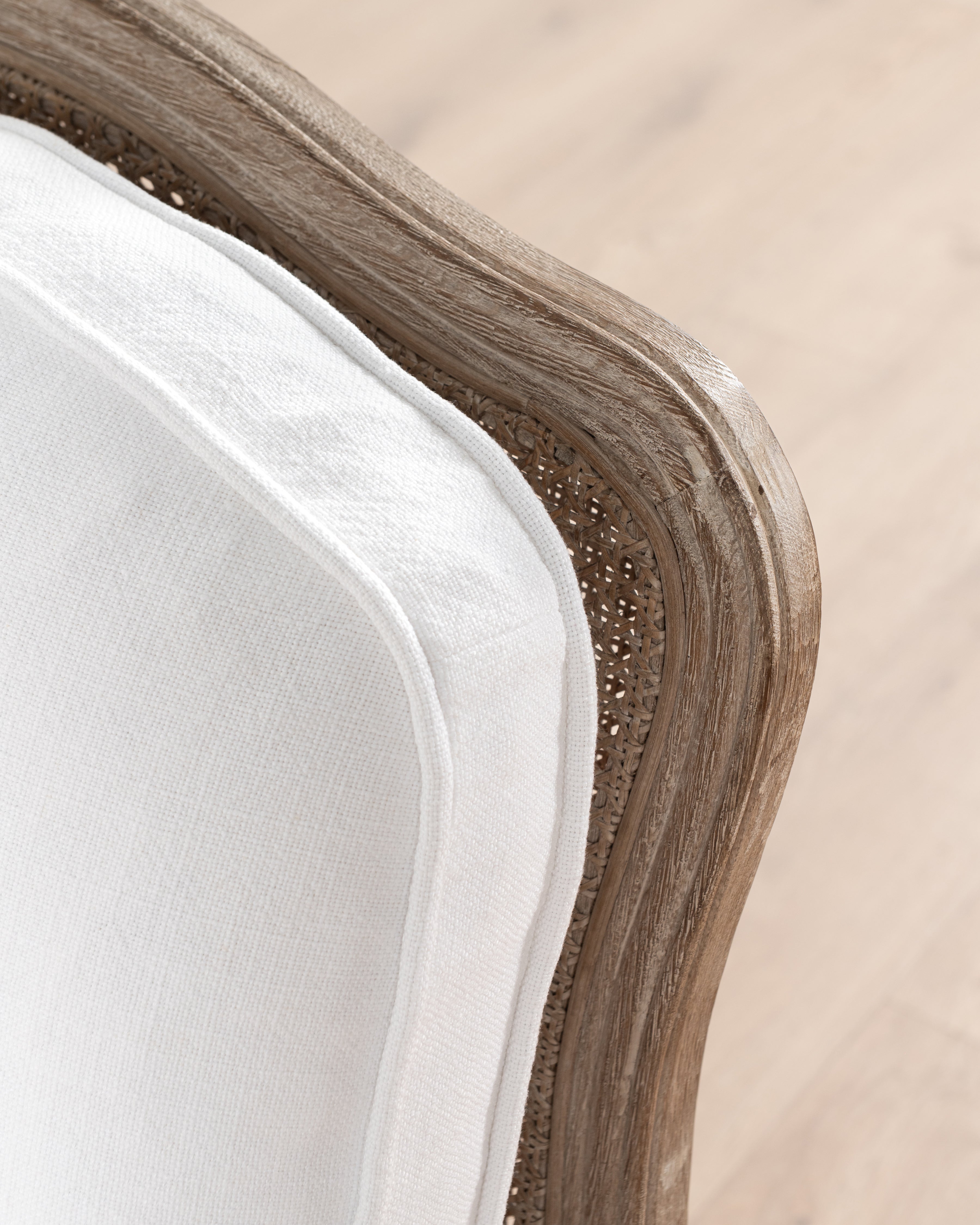 Bodine Bergere Chair | White