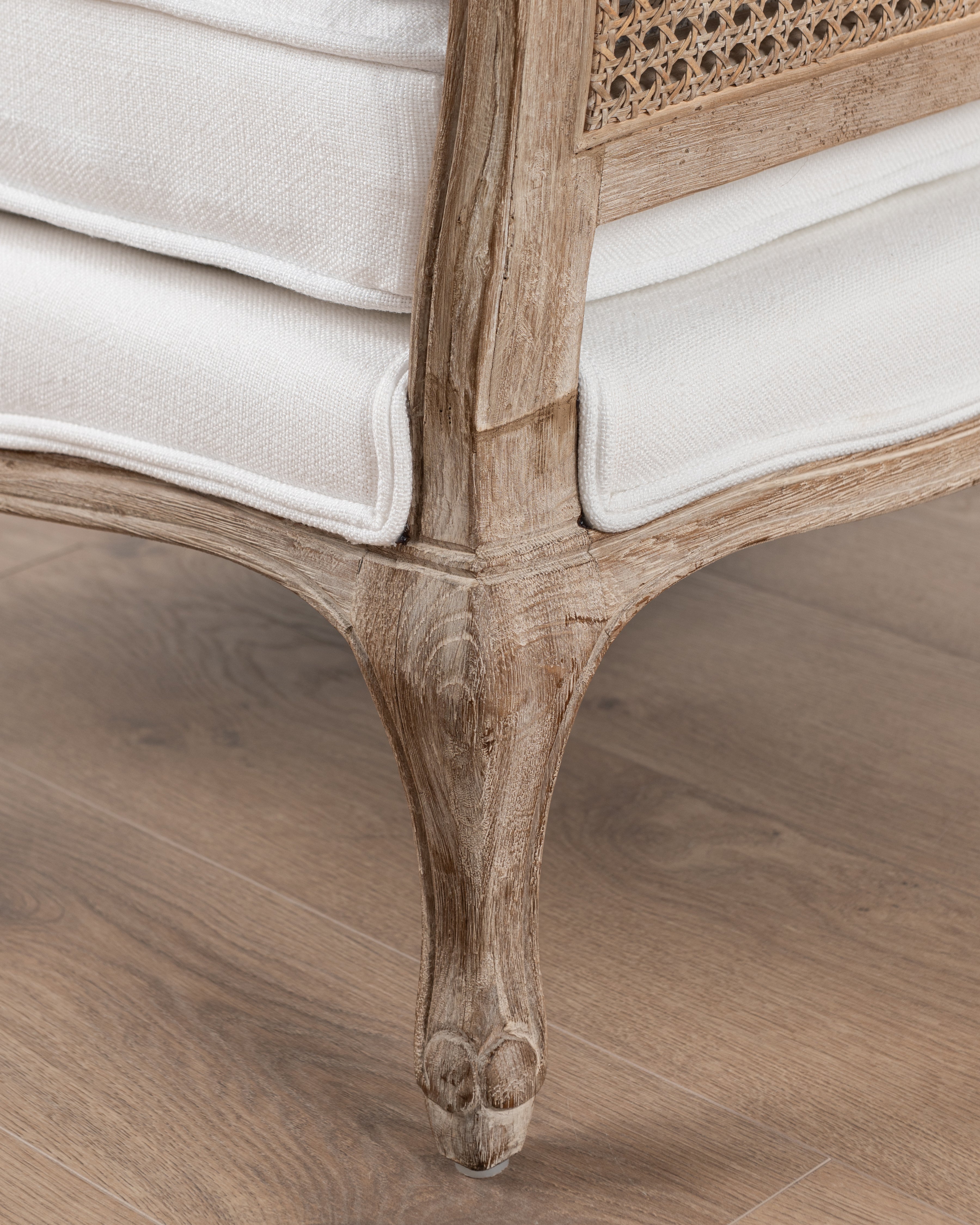 Bodine Bergere Chair | White