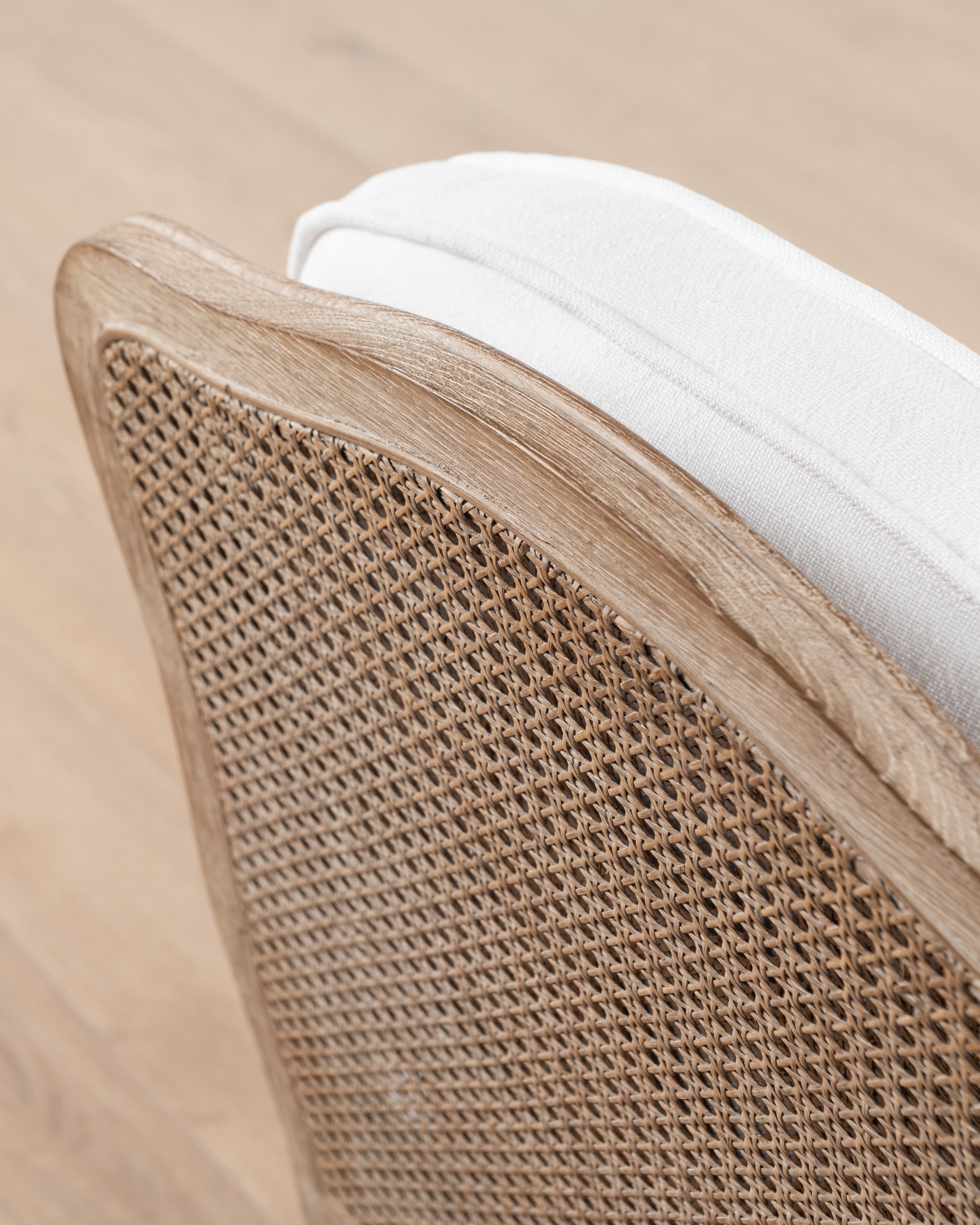 Bodine Bergere Chair | White