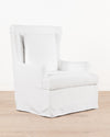Georgia Slipcover Armchair | White