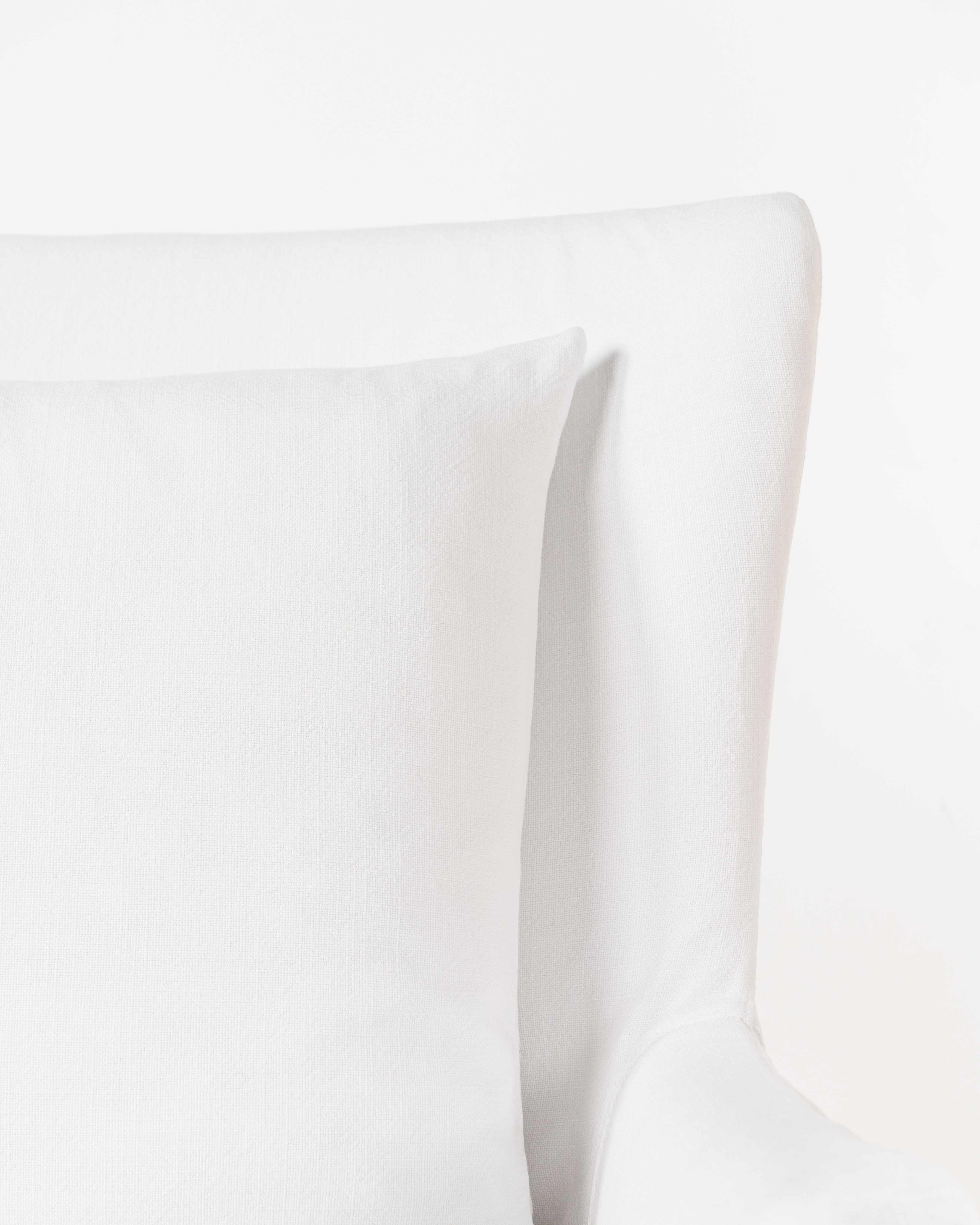 Georgia Slipcover Armchair | White