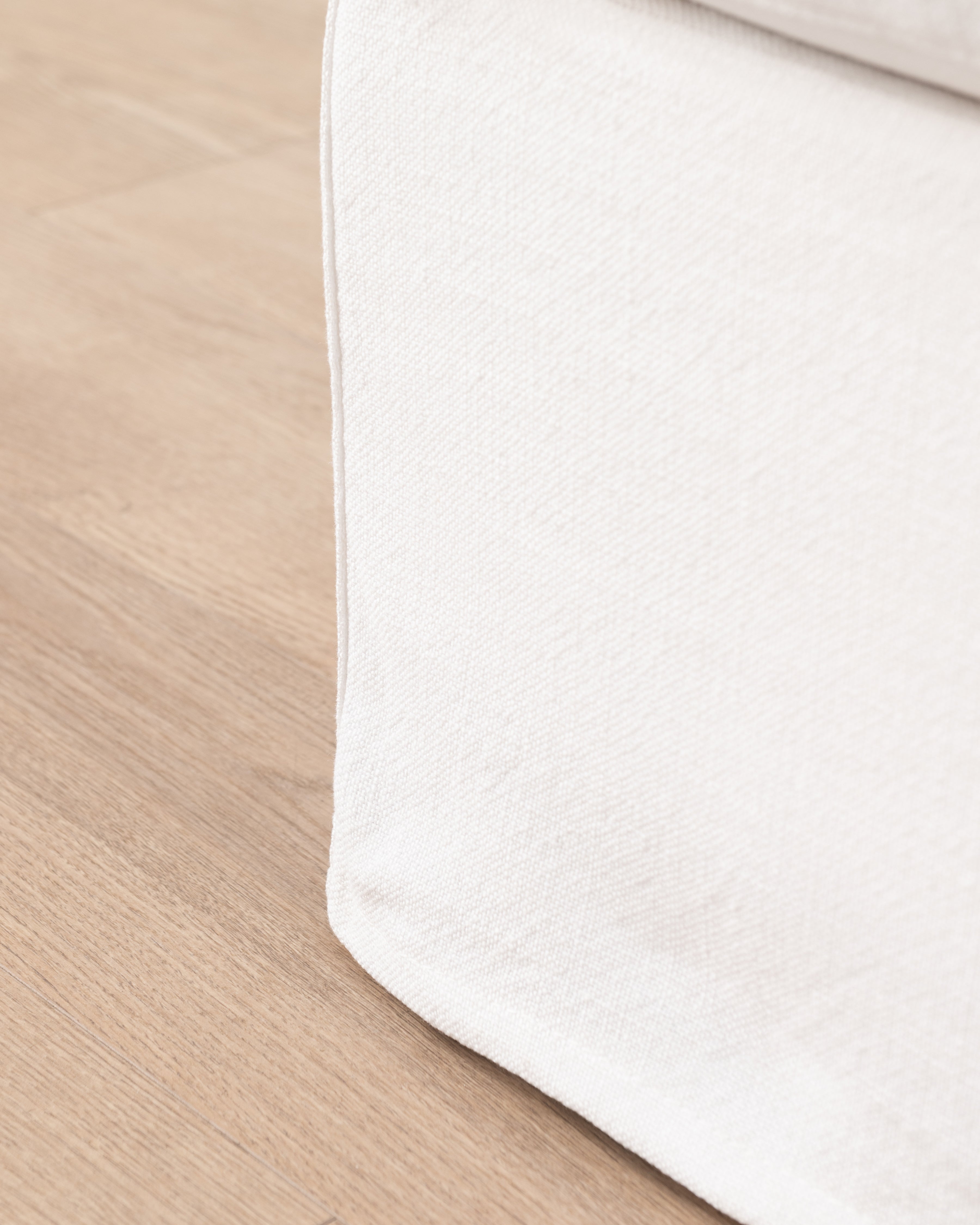 Georgia Slipcover Armchair | White