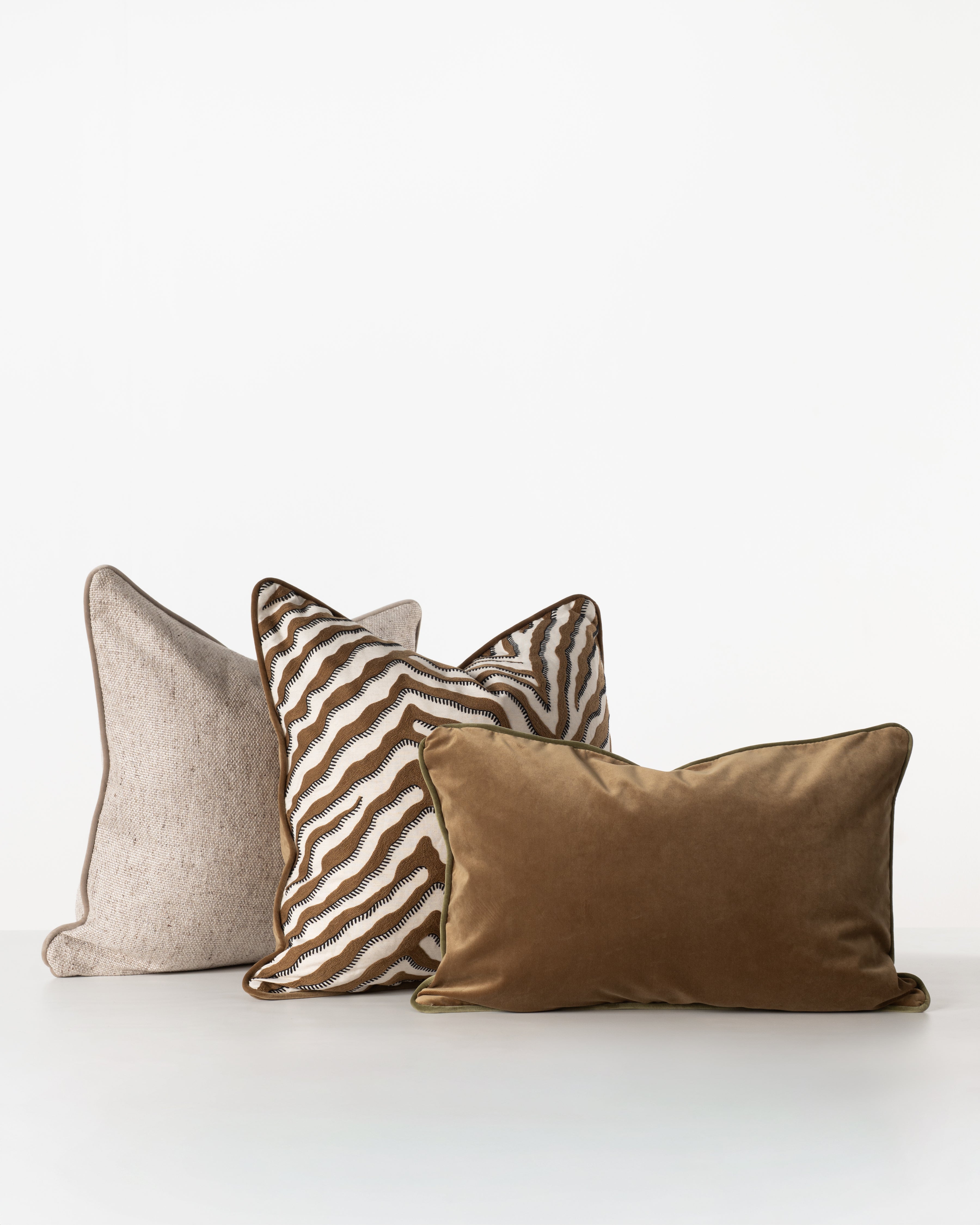 Charlene Cognac Rectangular Cushion