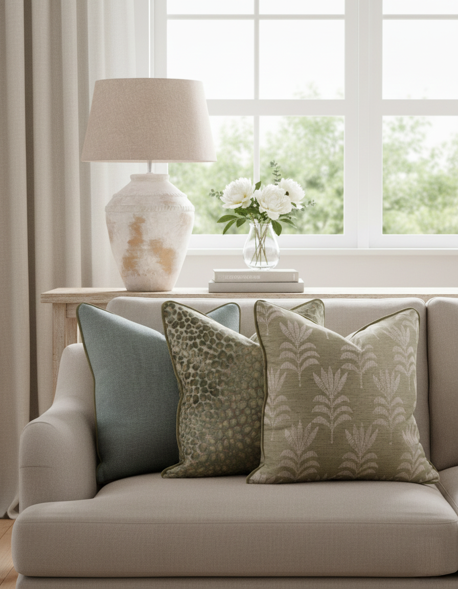 Wilderness Jade Cushion