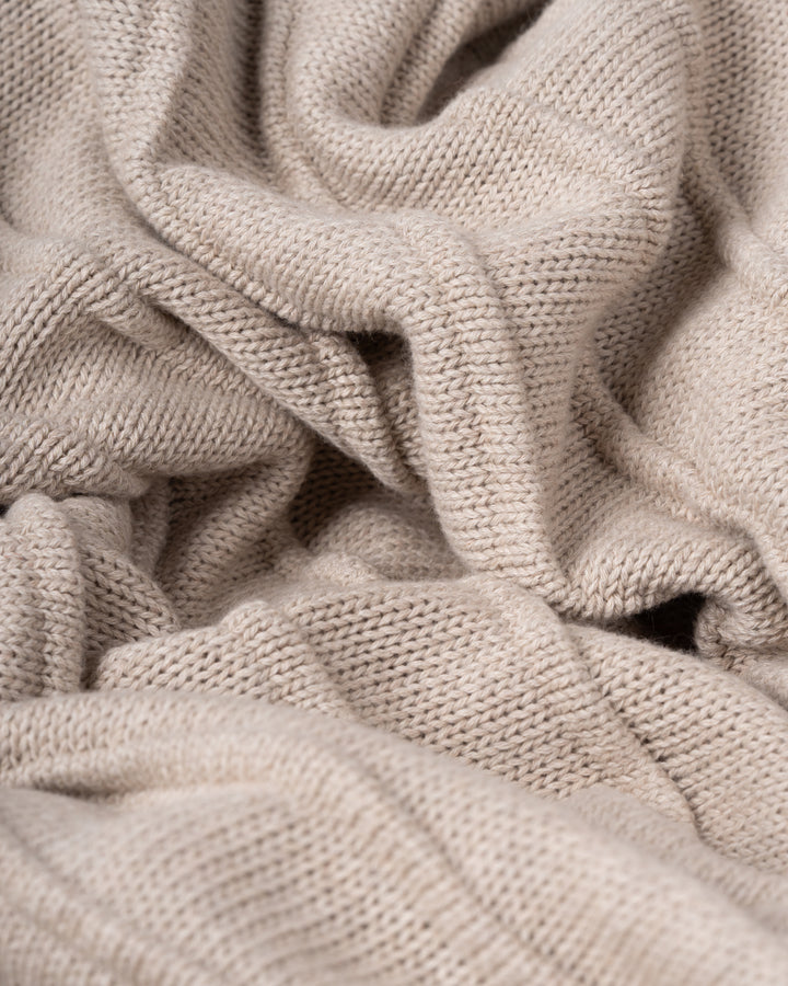 Marlow Knit Throw | Cashew