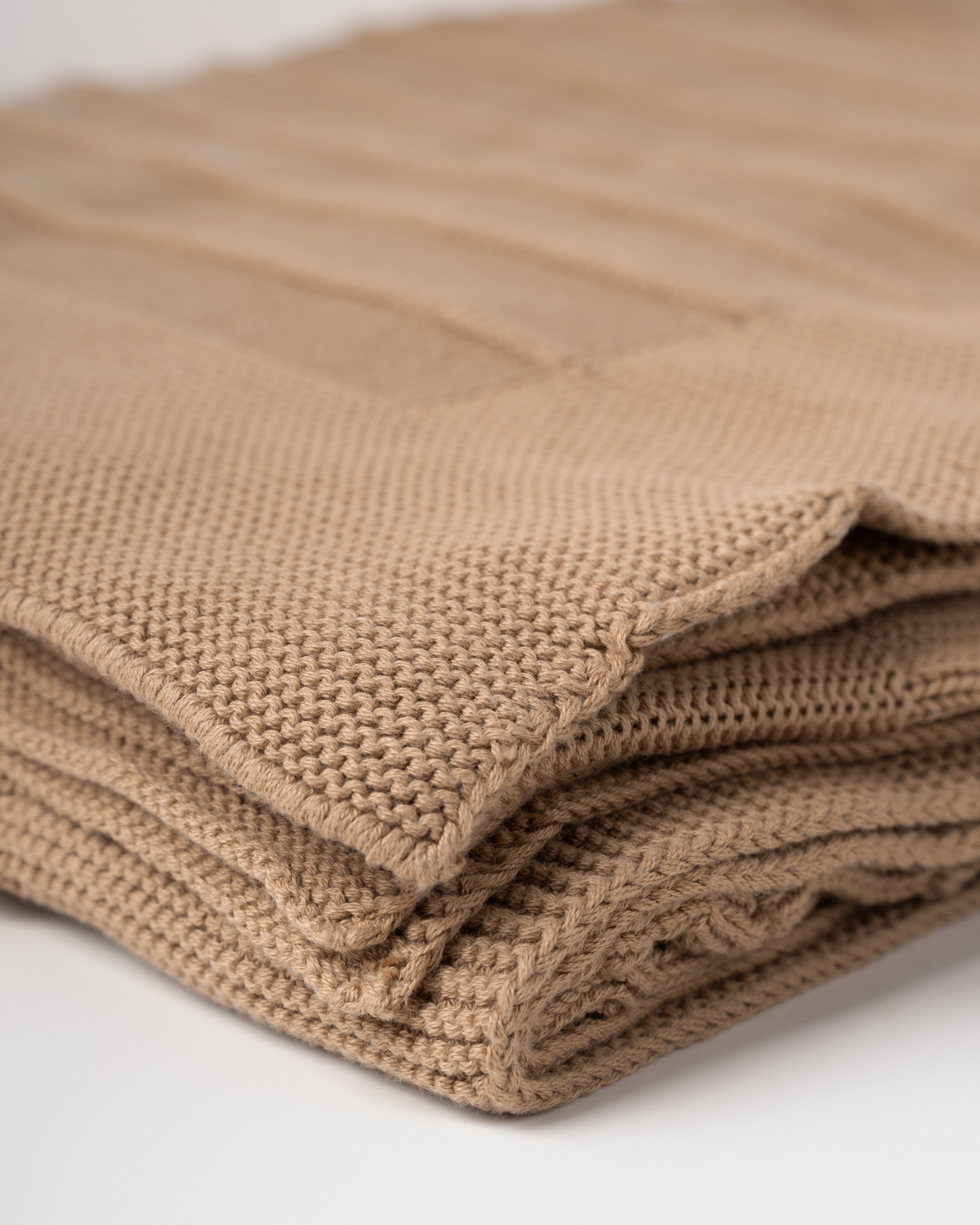 Marlow Knit Throw | Toffee