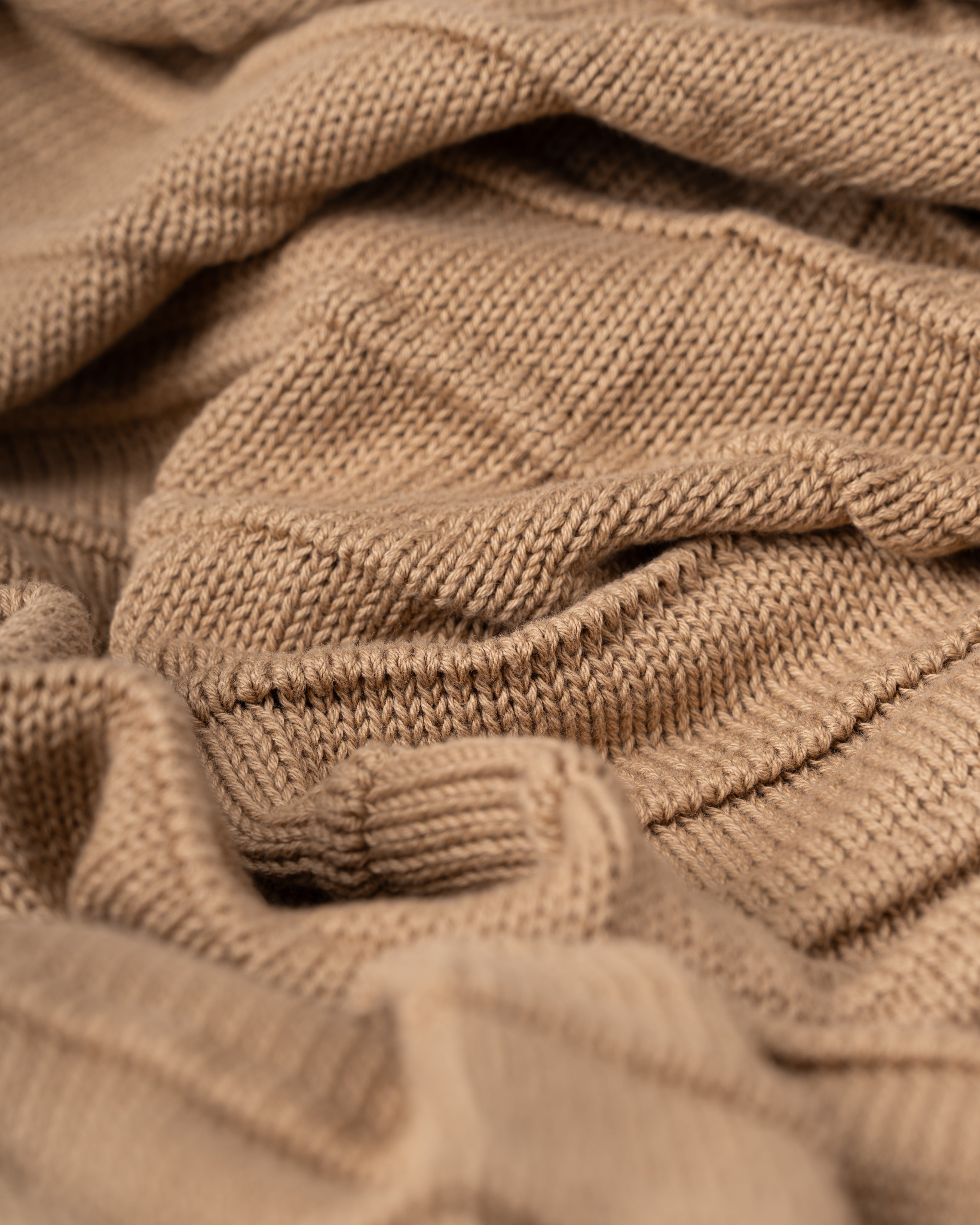 Marlow Knit Throw | Toffee