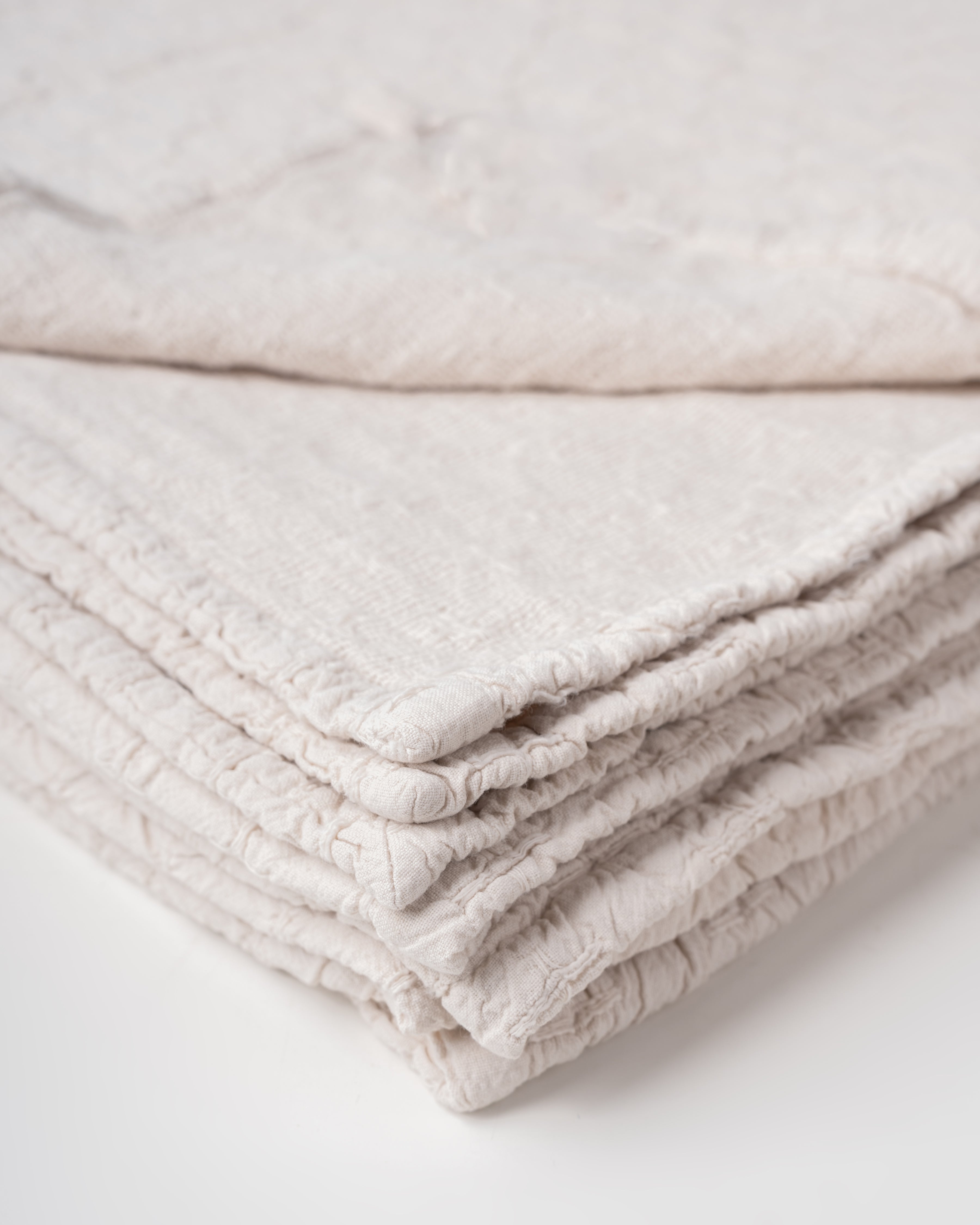 Arden Organic Throw | Creme