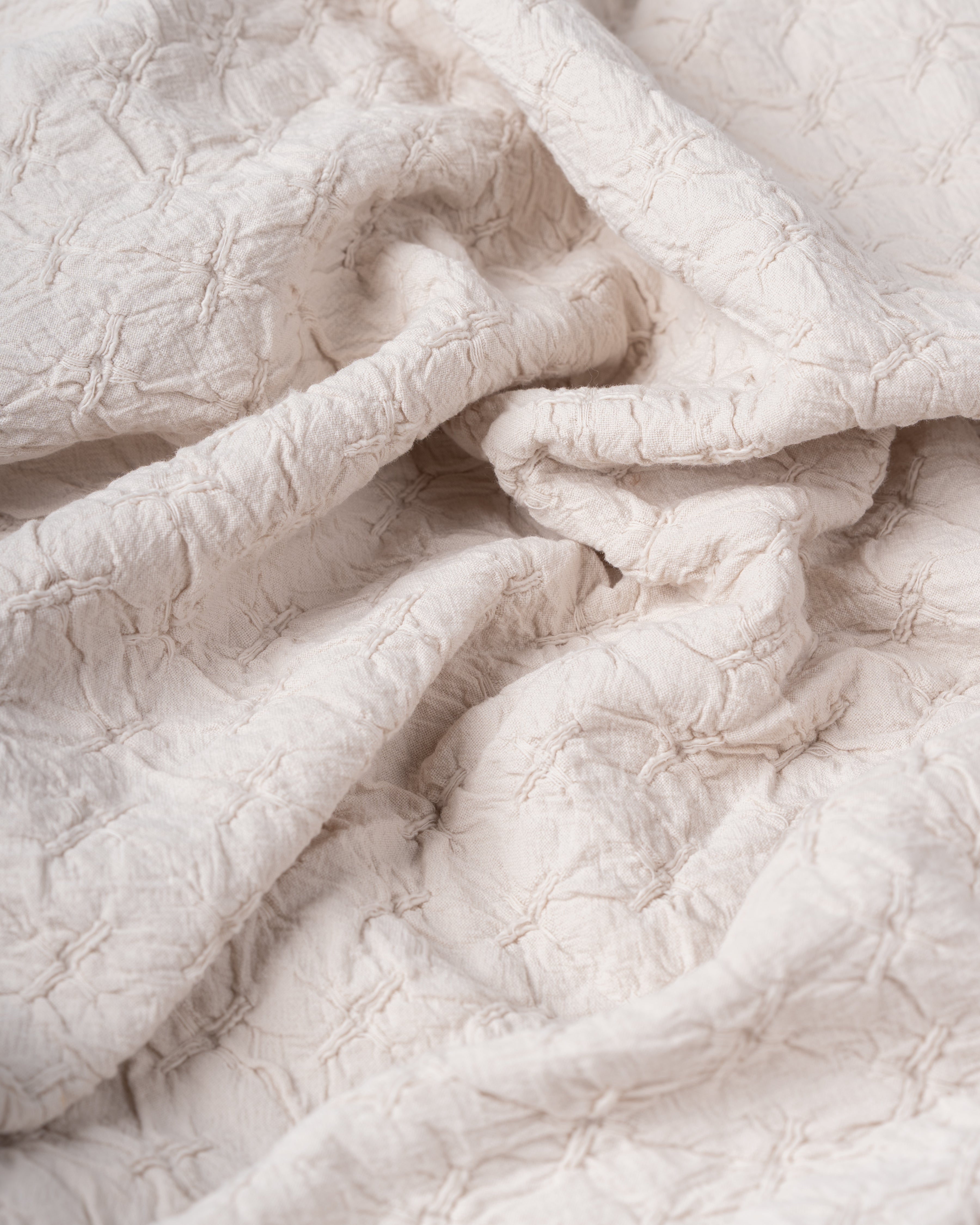 Arden Organic Throw | Creme