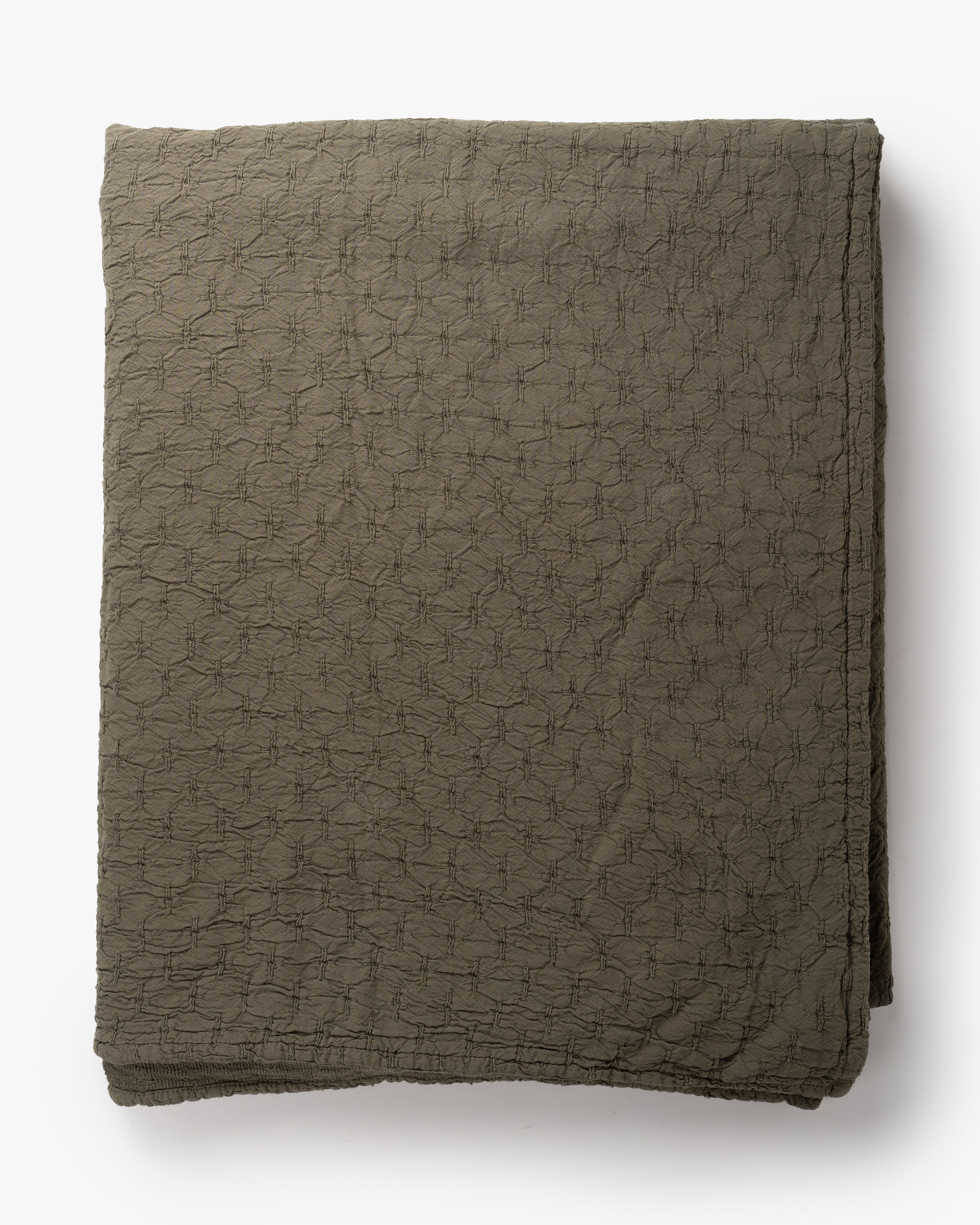 Sylvie Organic Throw | Bay Leaf