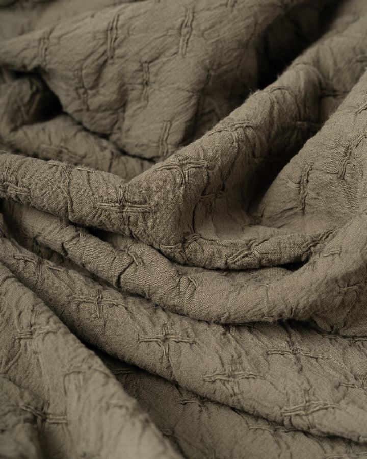 Sylvie Organic Throw | Bay Leaf