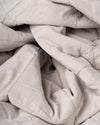 Grid Stitch Bamboo Quilt | Oyster