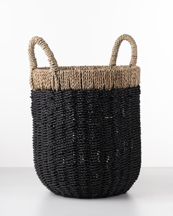 Hemp Basket | Medium | Black