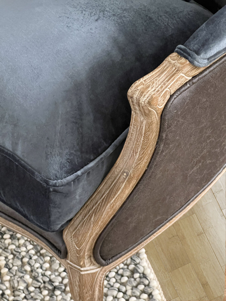 Penelope Accent Chair | Brown PU