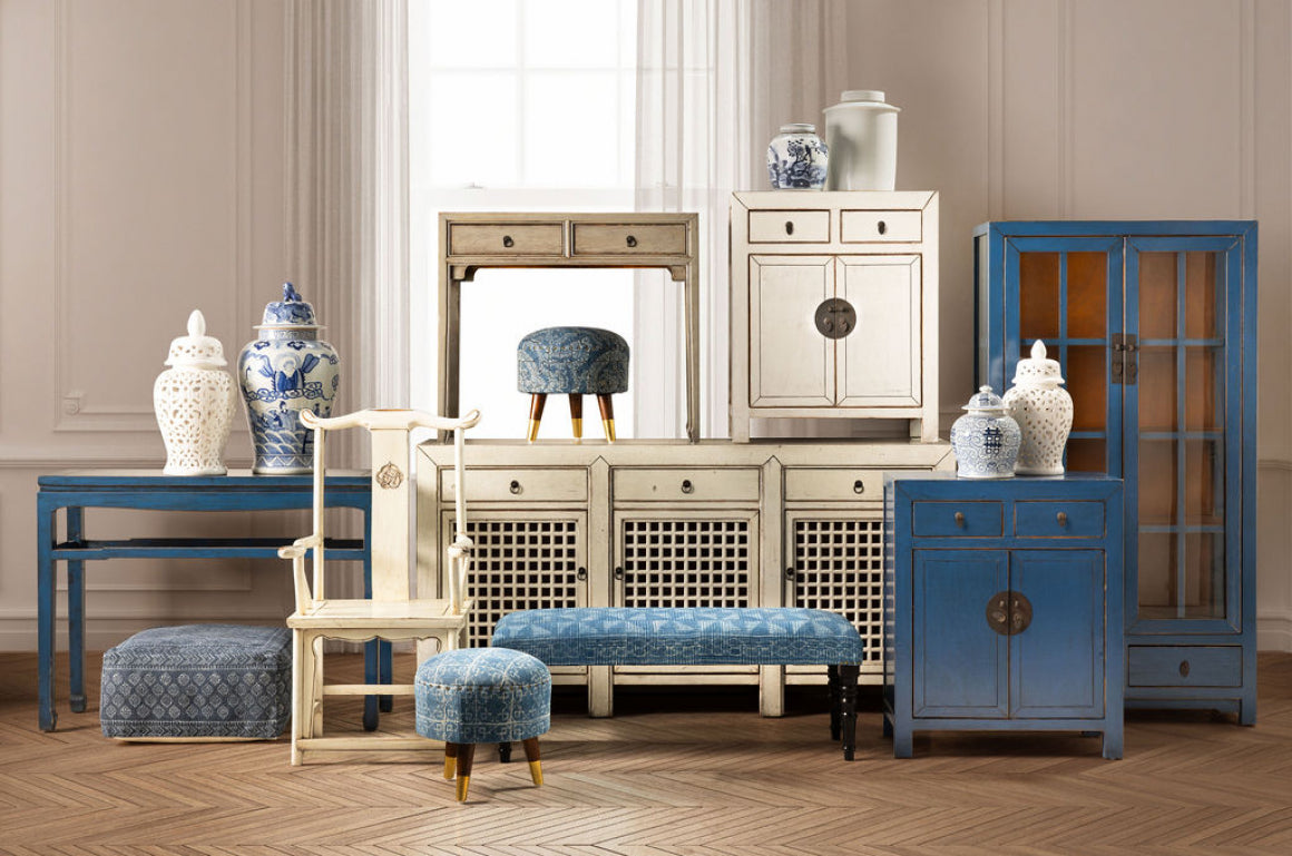 Indochine Liang Ma Cabinet | Blue