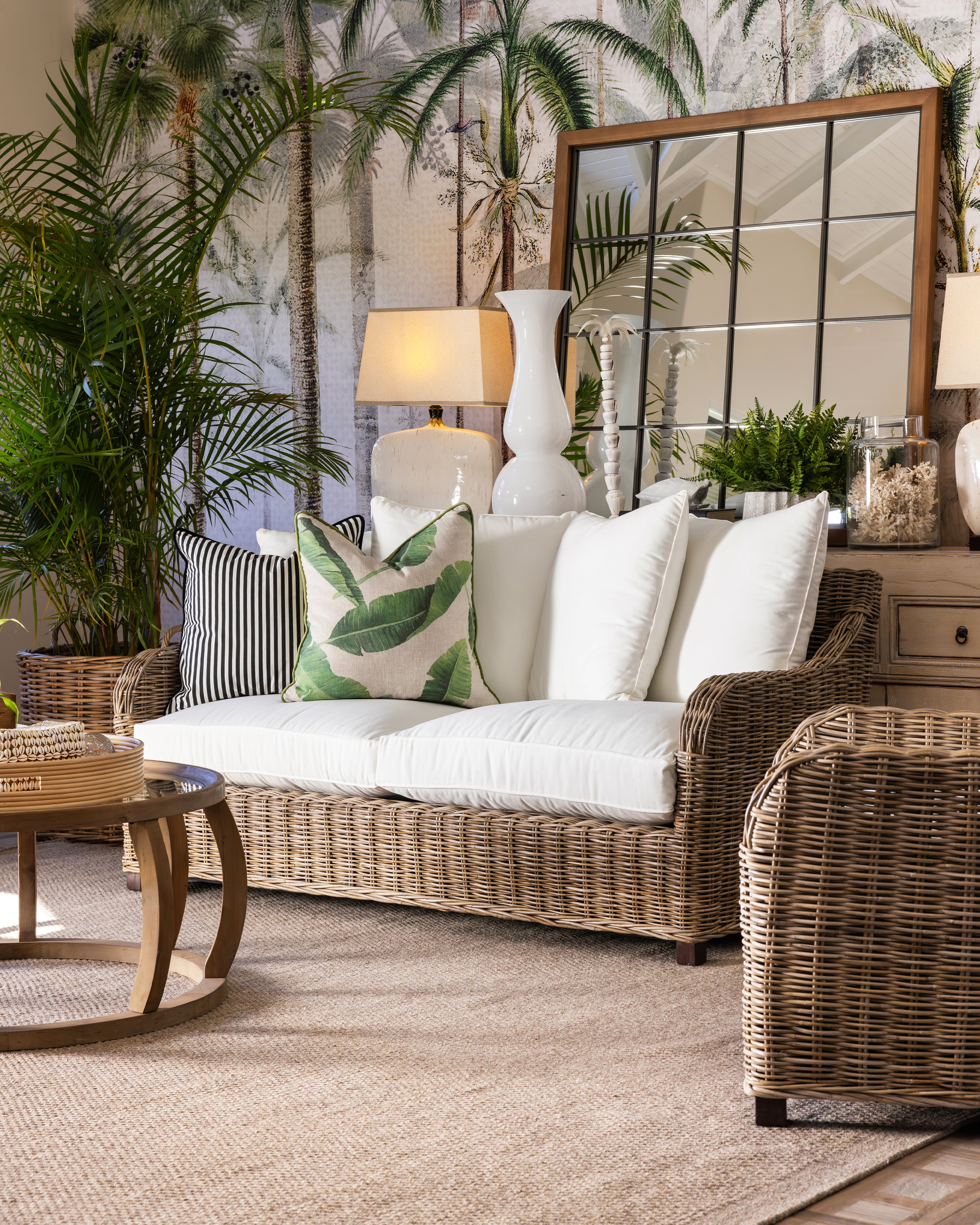 Cape Cane 2.5 seater Sofa