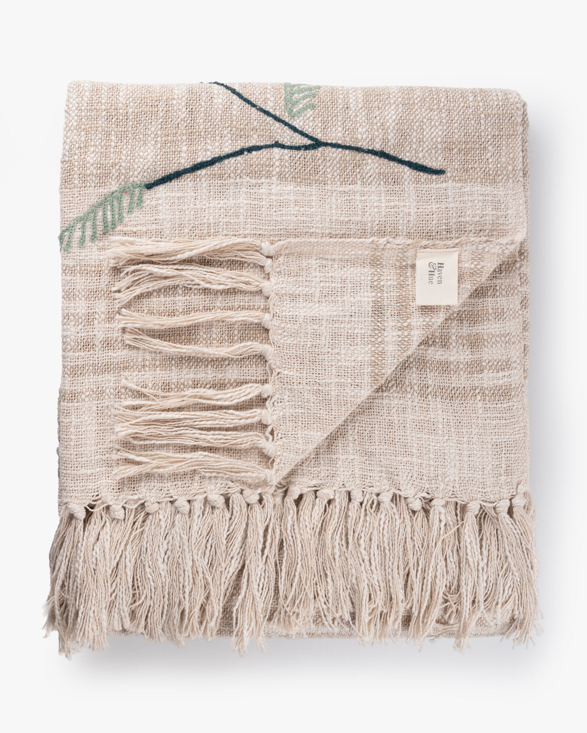 Gardenia Fringe Throw