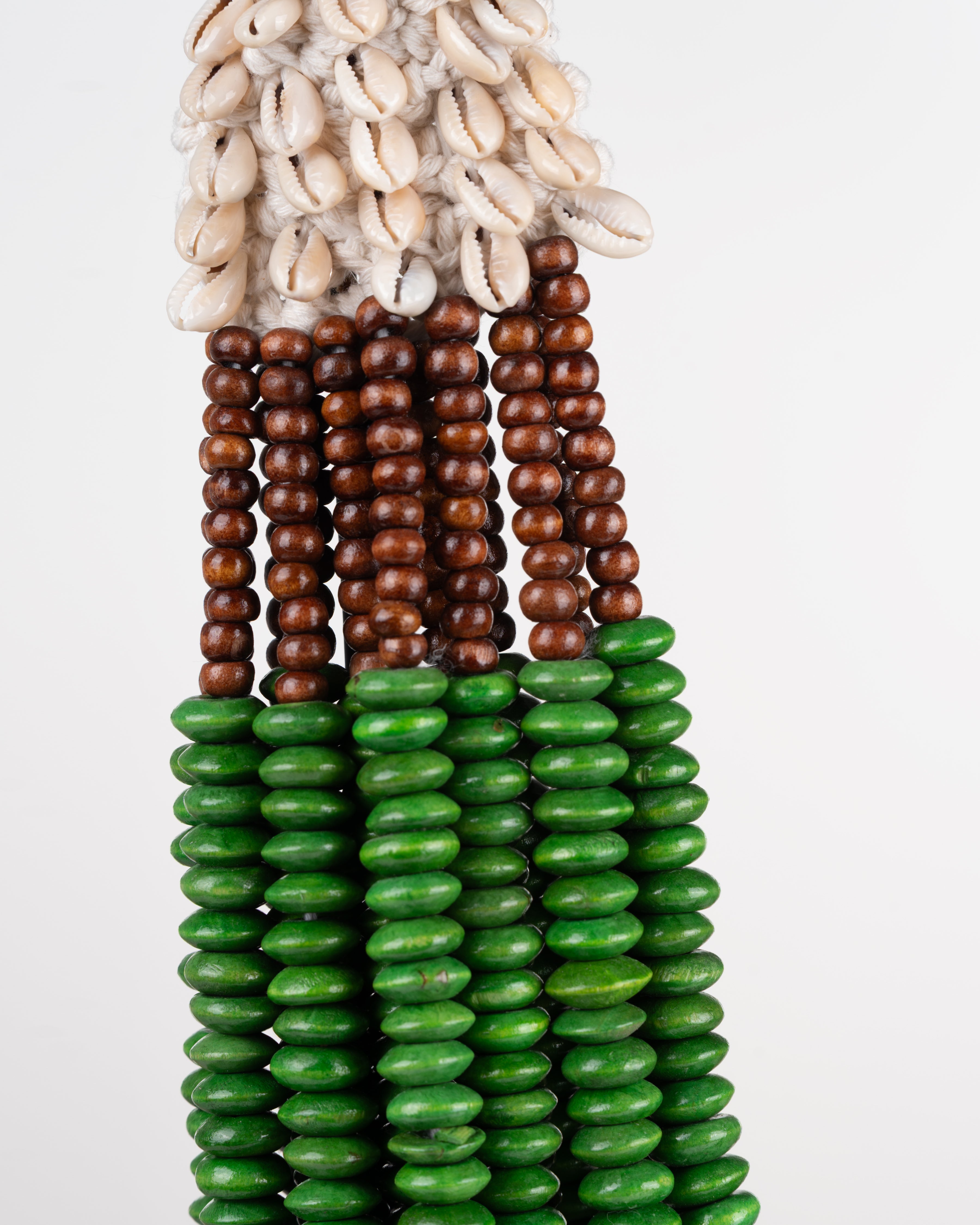Cowry Necklace on Stand