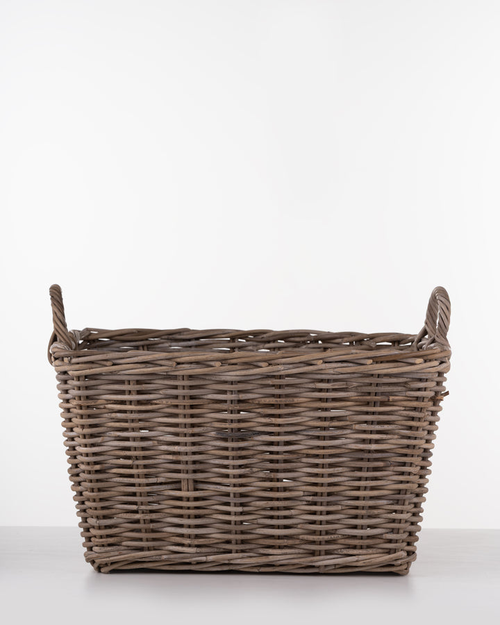 Fireside Rattan Basket