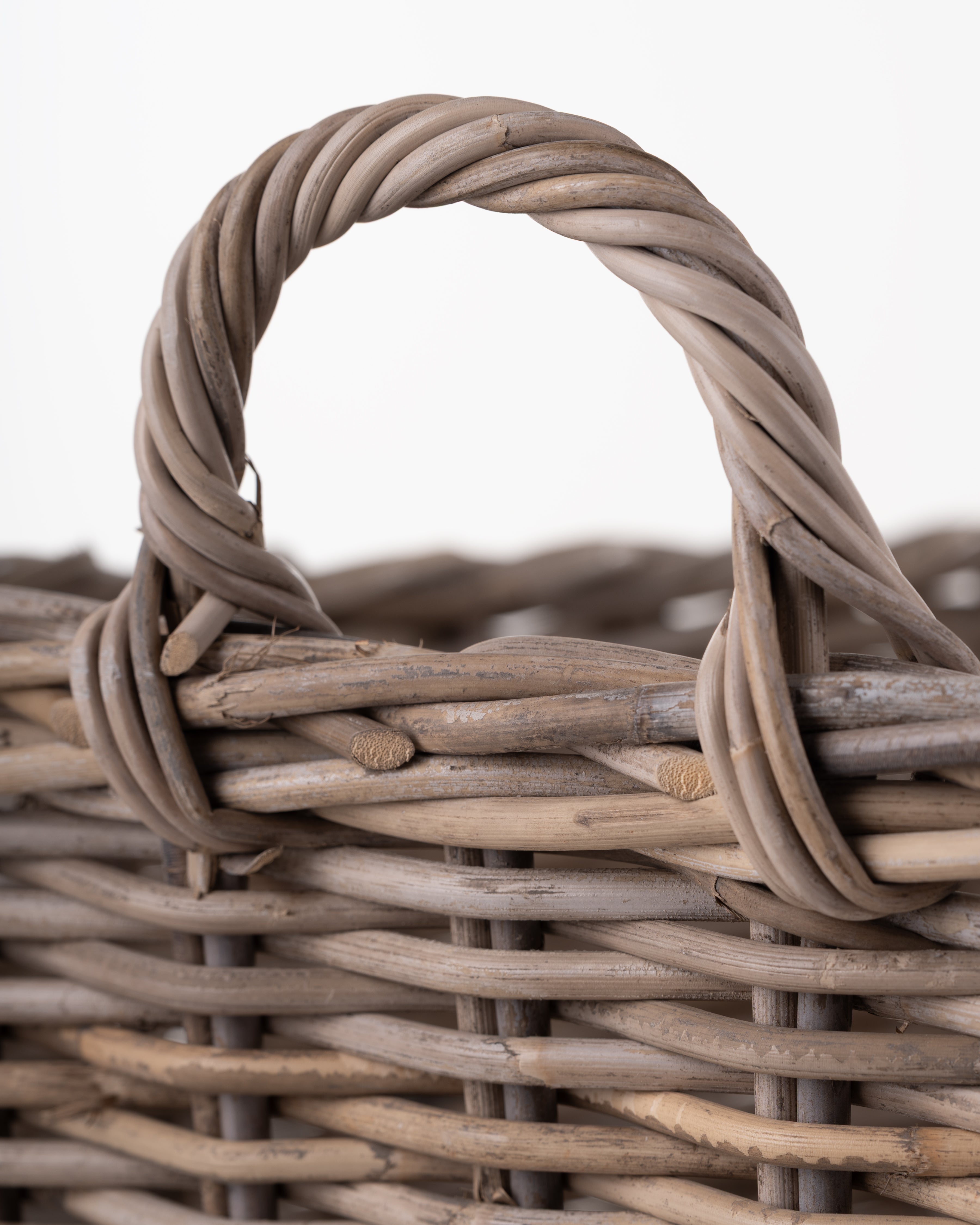 Fireside Rattan Basket