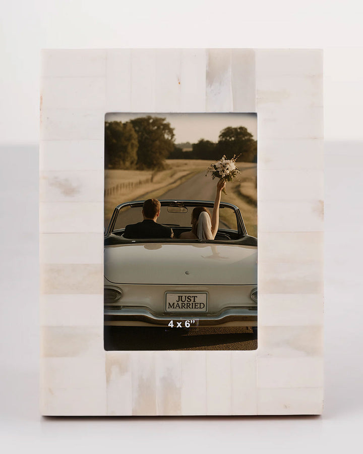 Ivory Inlay Photo Frame
