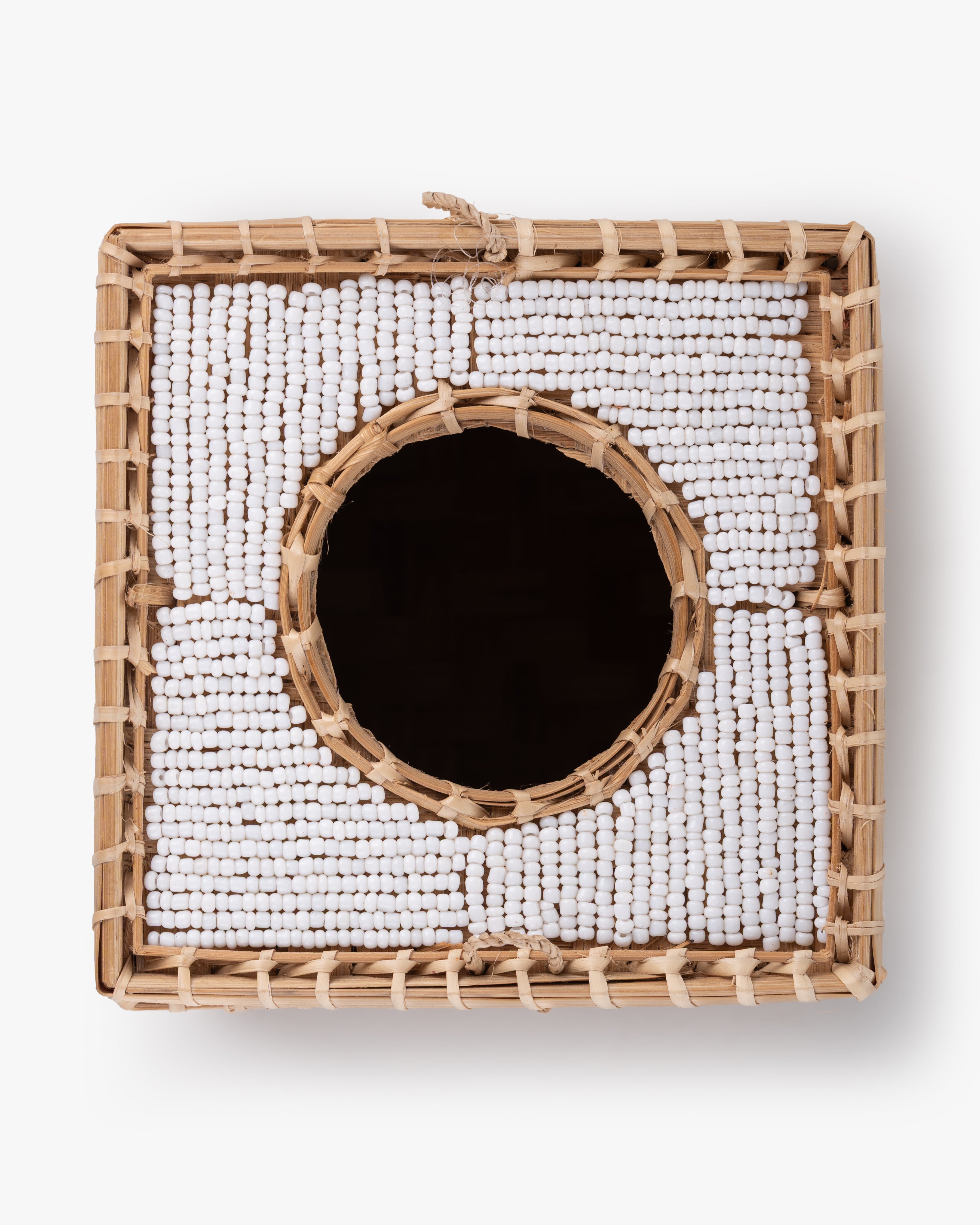 Handwoven Bead Tissue Box
