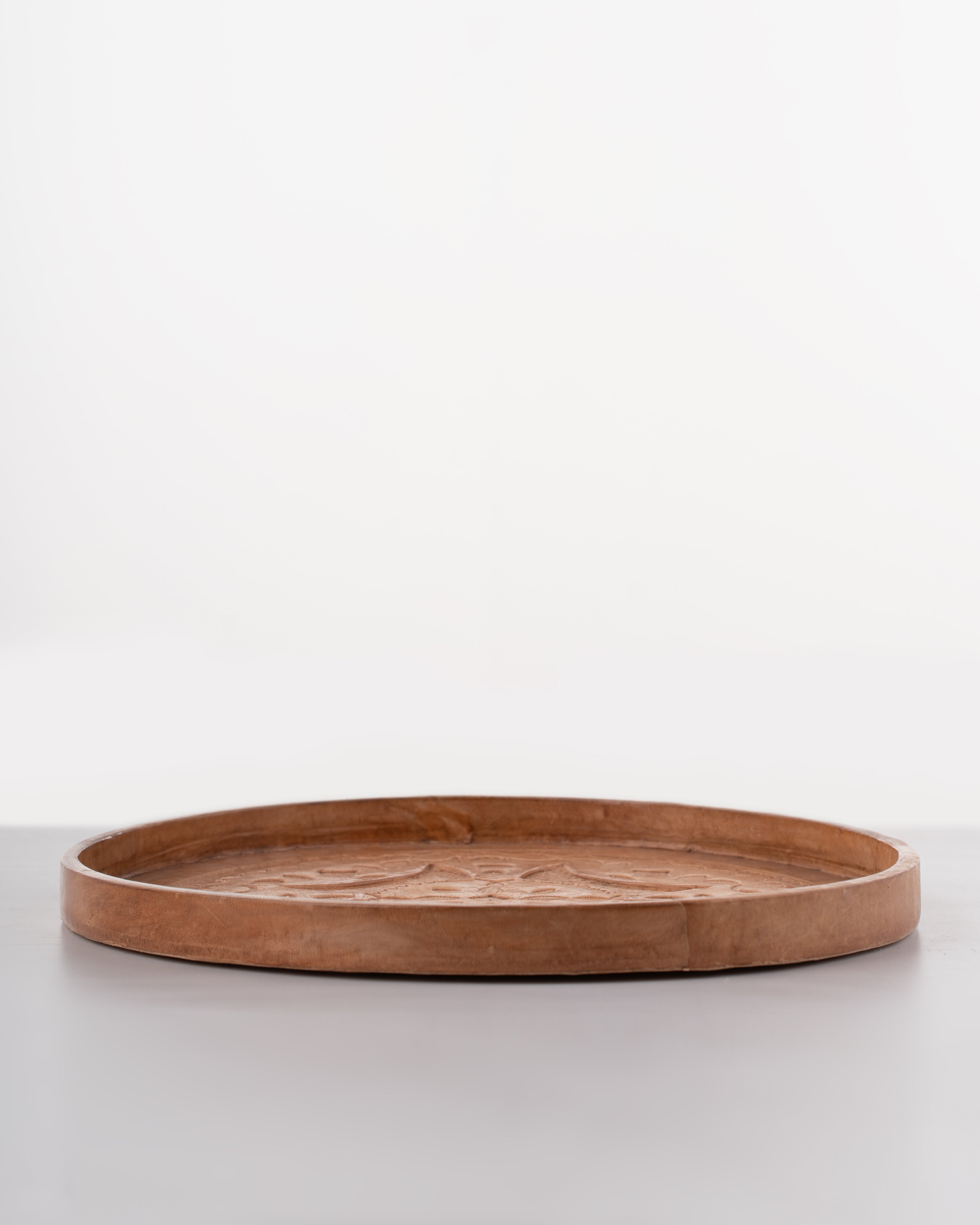 Kairo Embossed Leather Tray
