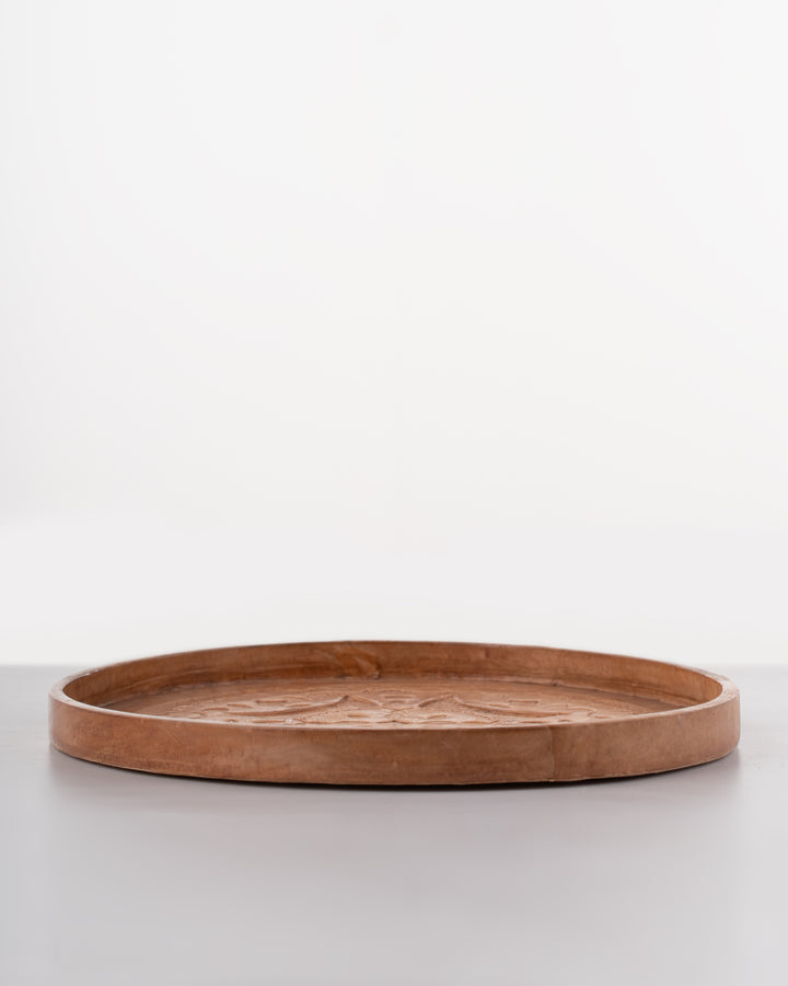 Kairo Embossed Leather Tray