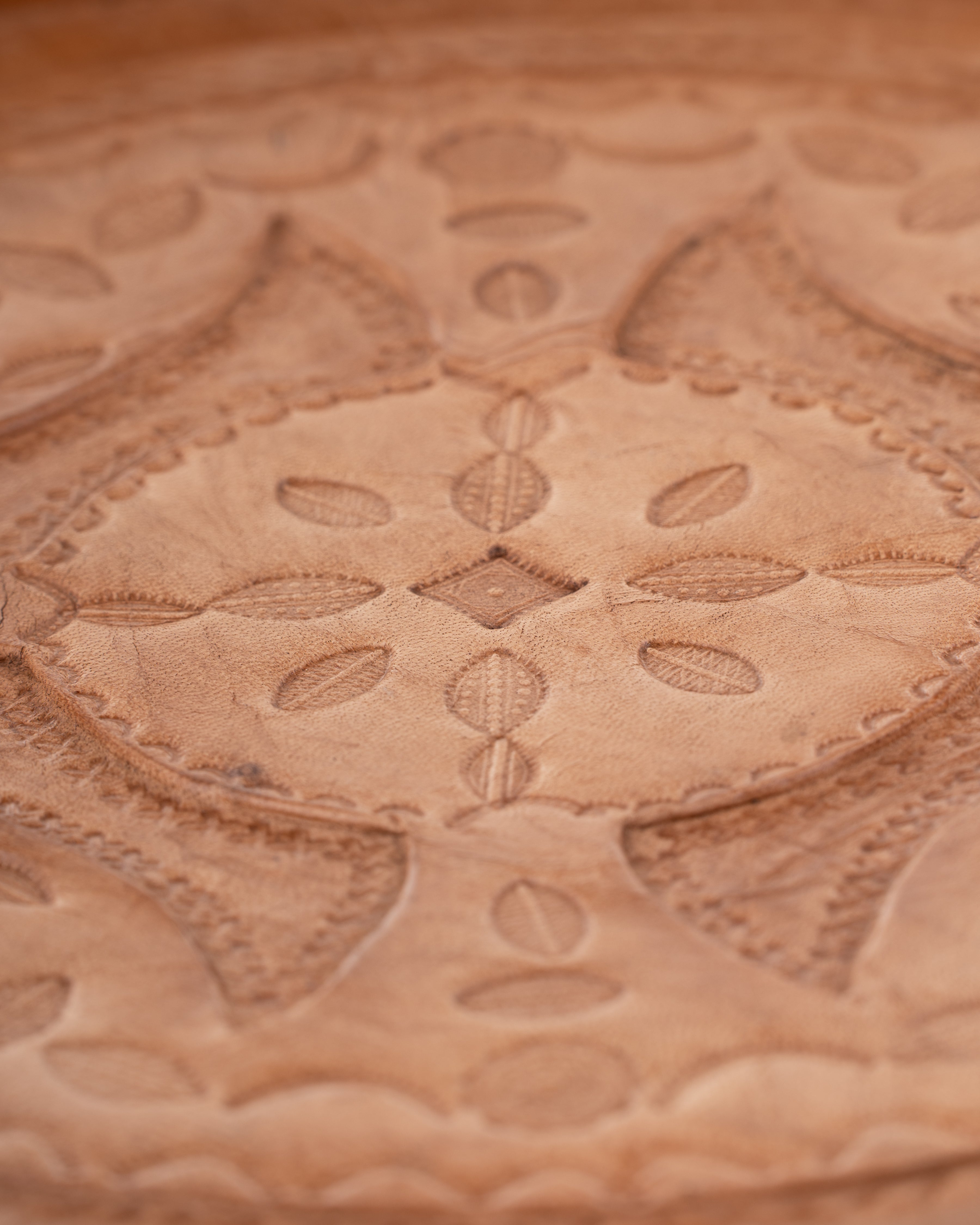 Kairo Embossed Leather Tray