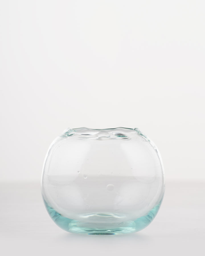 Ripple Edge Glass Vase | Small