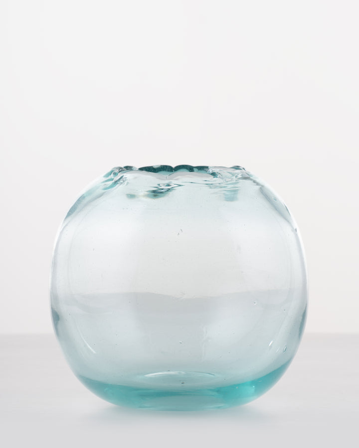 Ripple Edge Glass Vase | Large