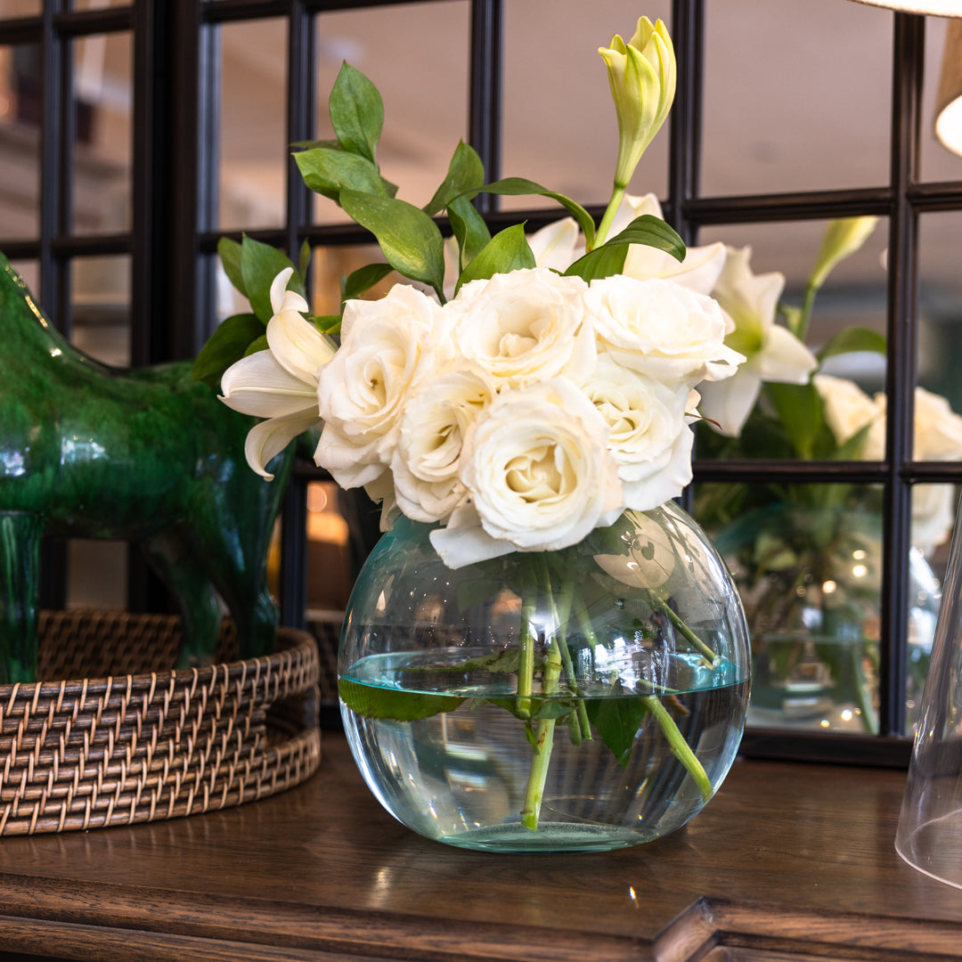 Ripple Edge Glass Vase | Large