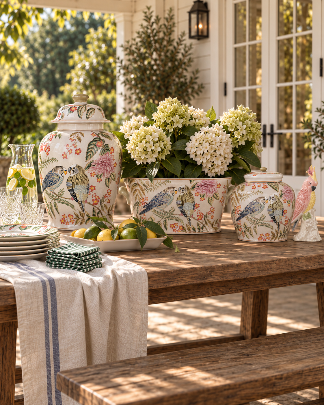 Jardin Aviary Ceramic Jar