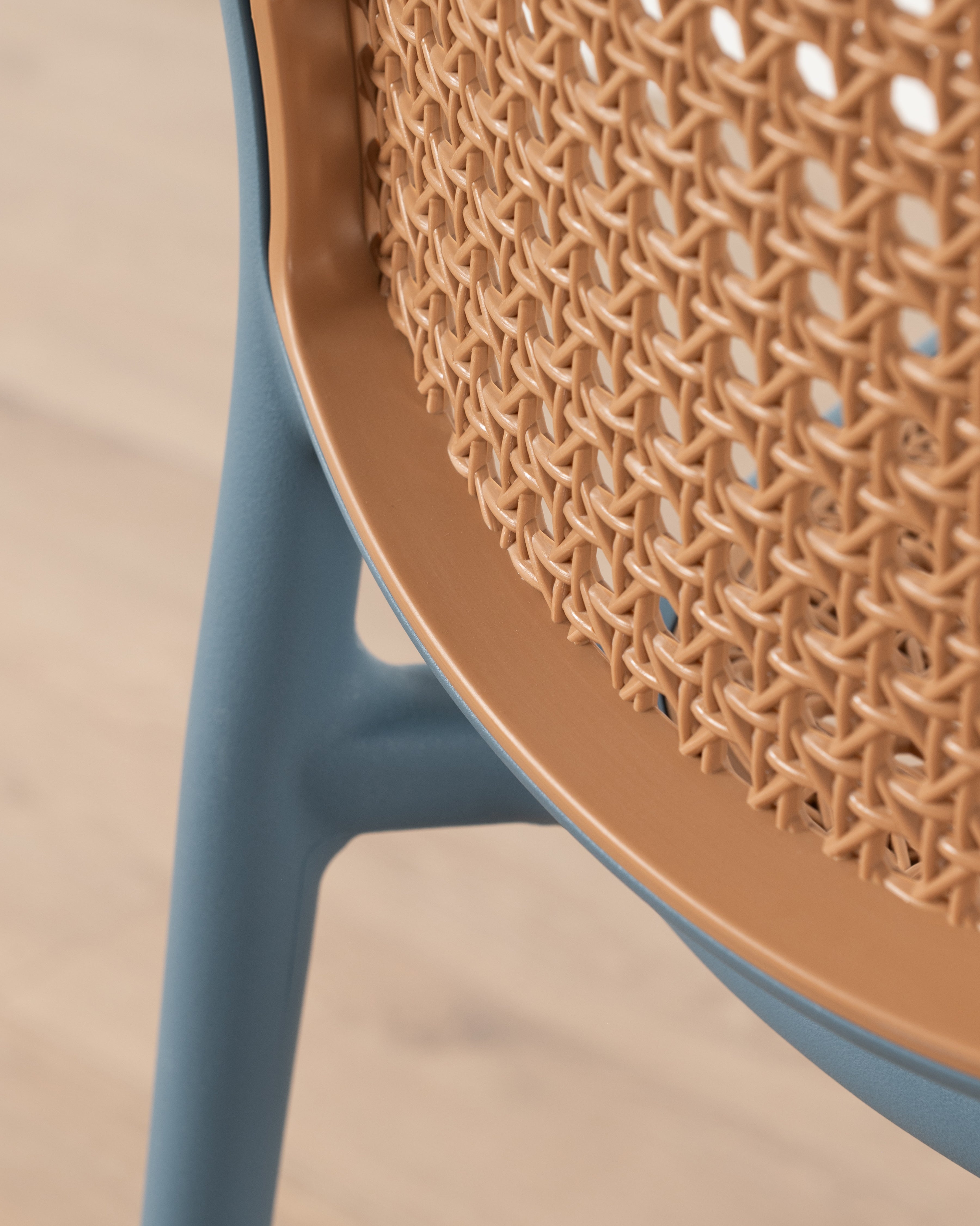 Al fresco Luca bar chair | Blue