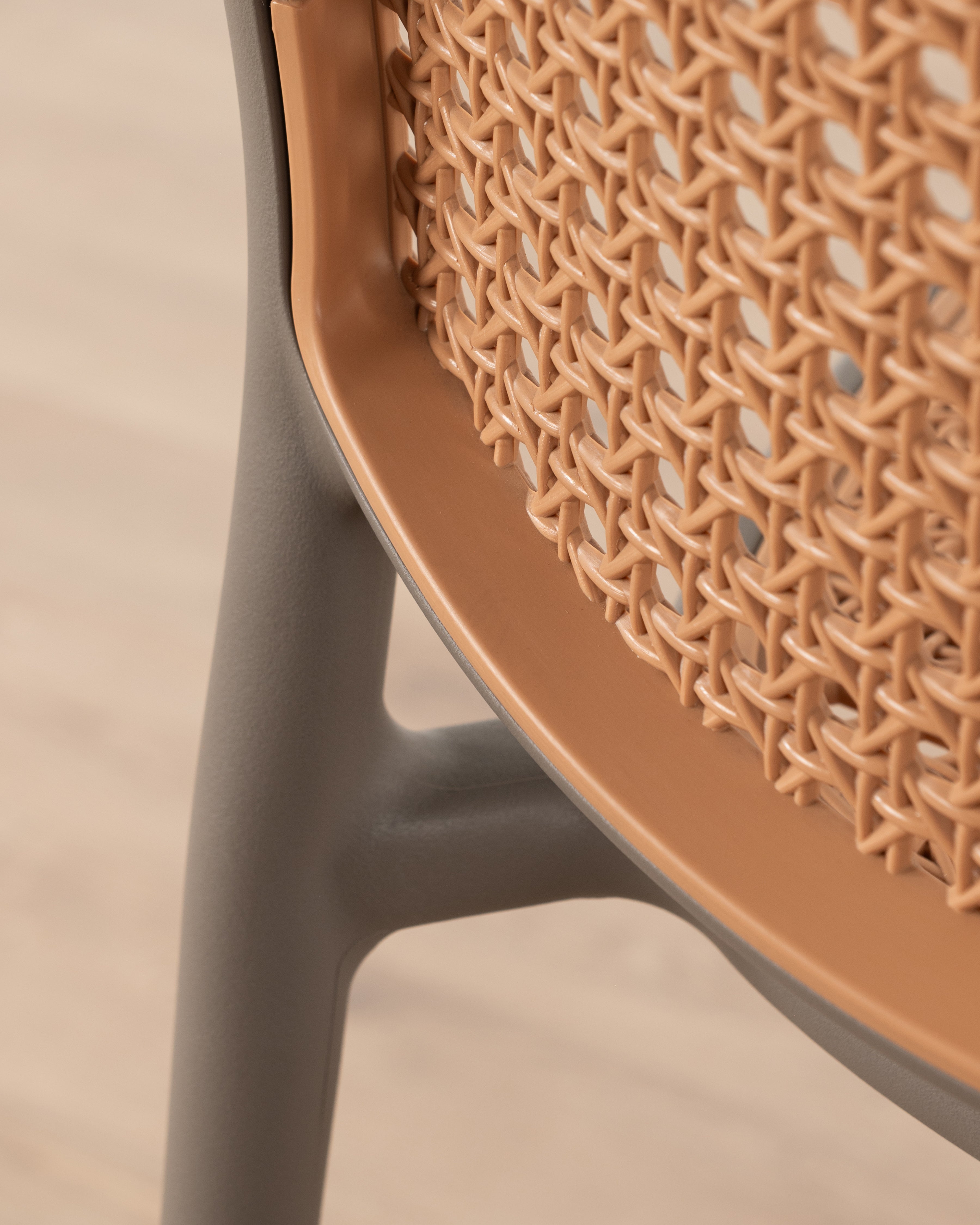 Al fresco Luca bar chair | Taupe
