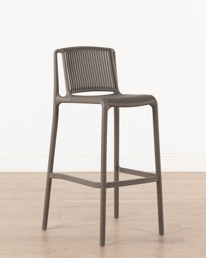 Al fresco Bianca Bar Chair | Taupe