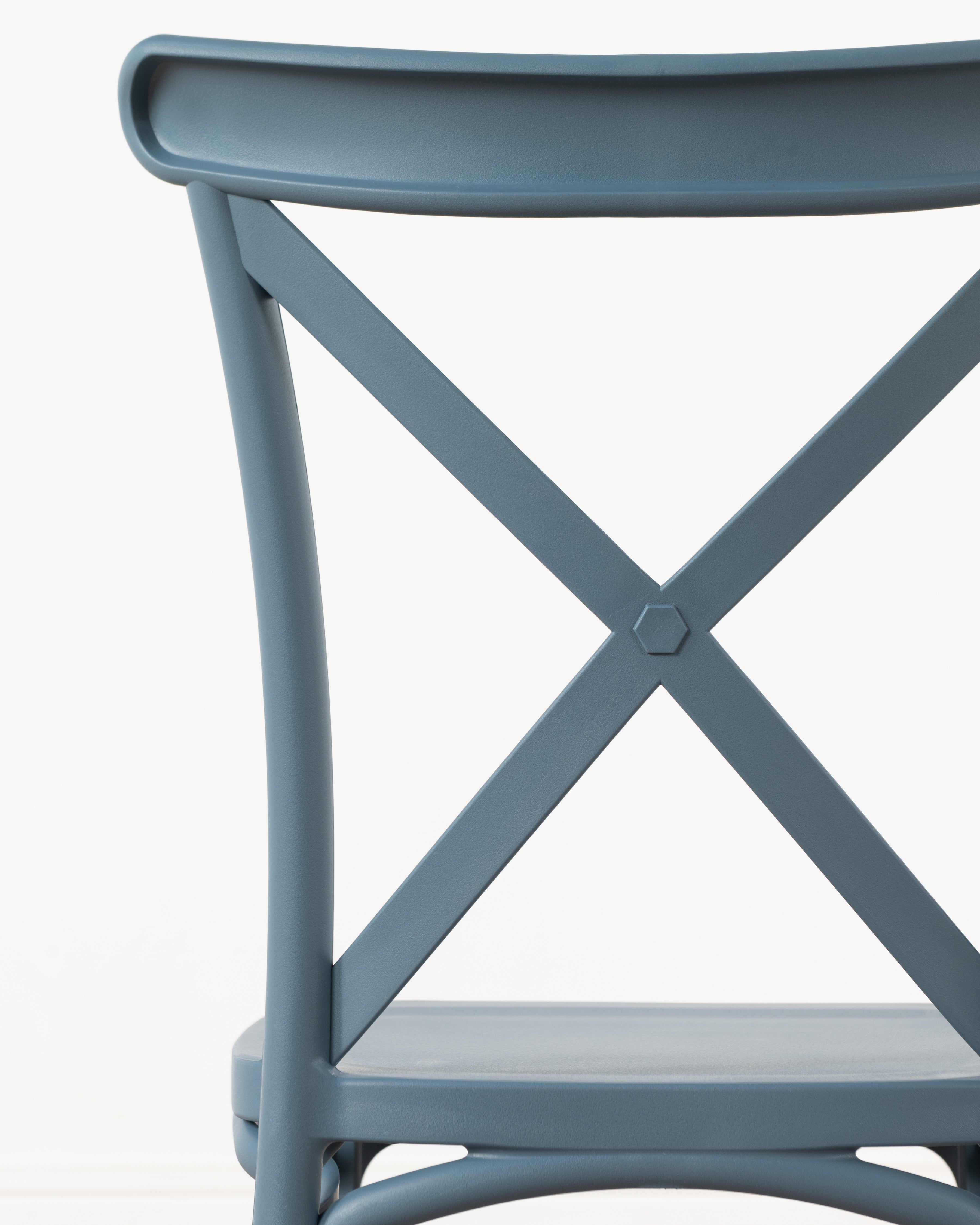 Al Fresco Crossback Chair | Blue