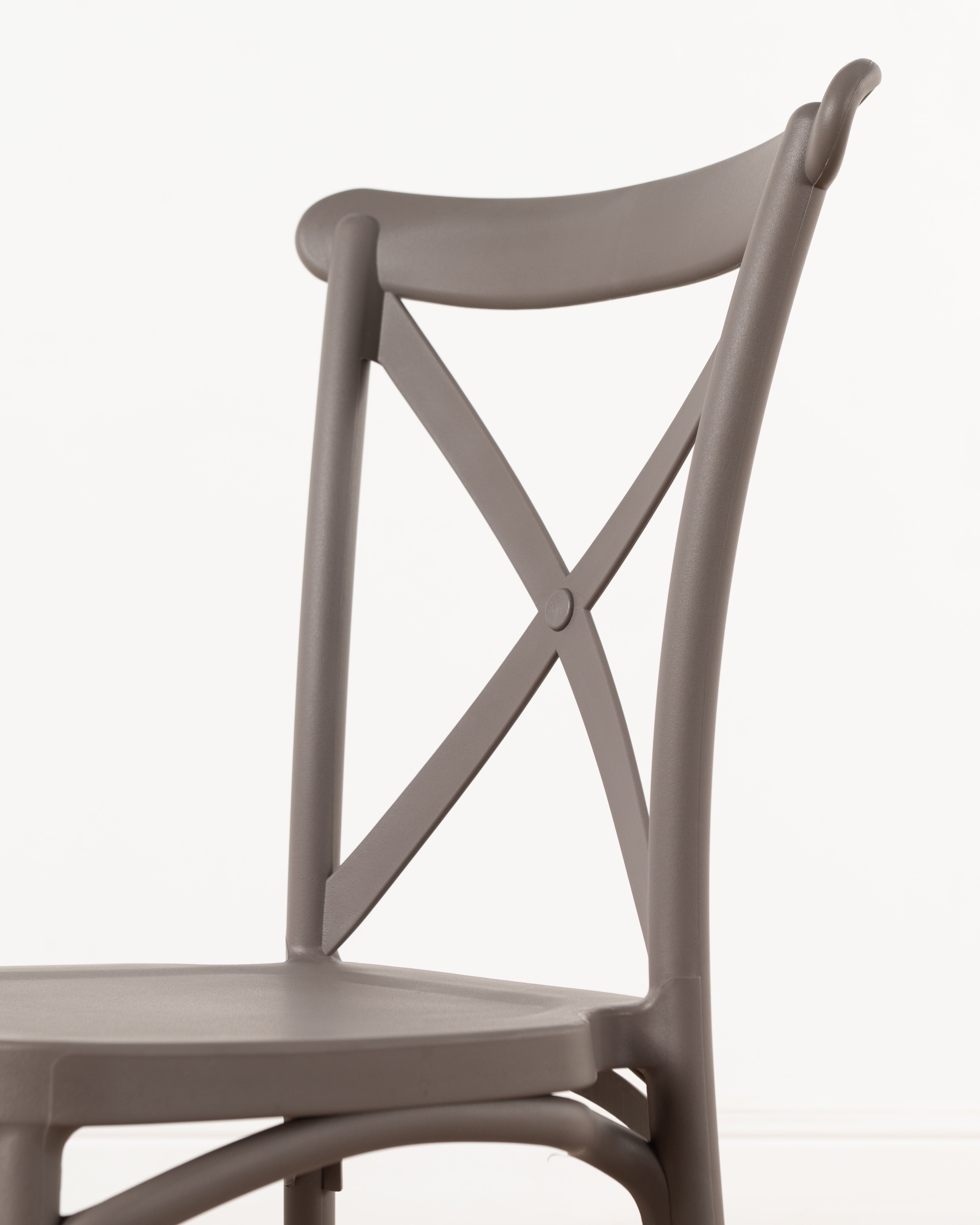 Al Fresco Crossback Chair | Taupe