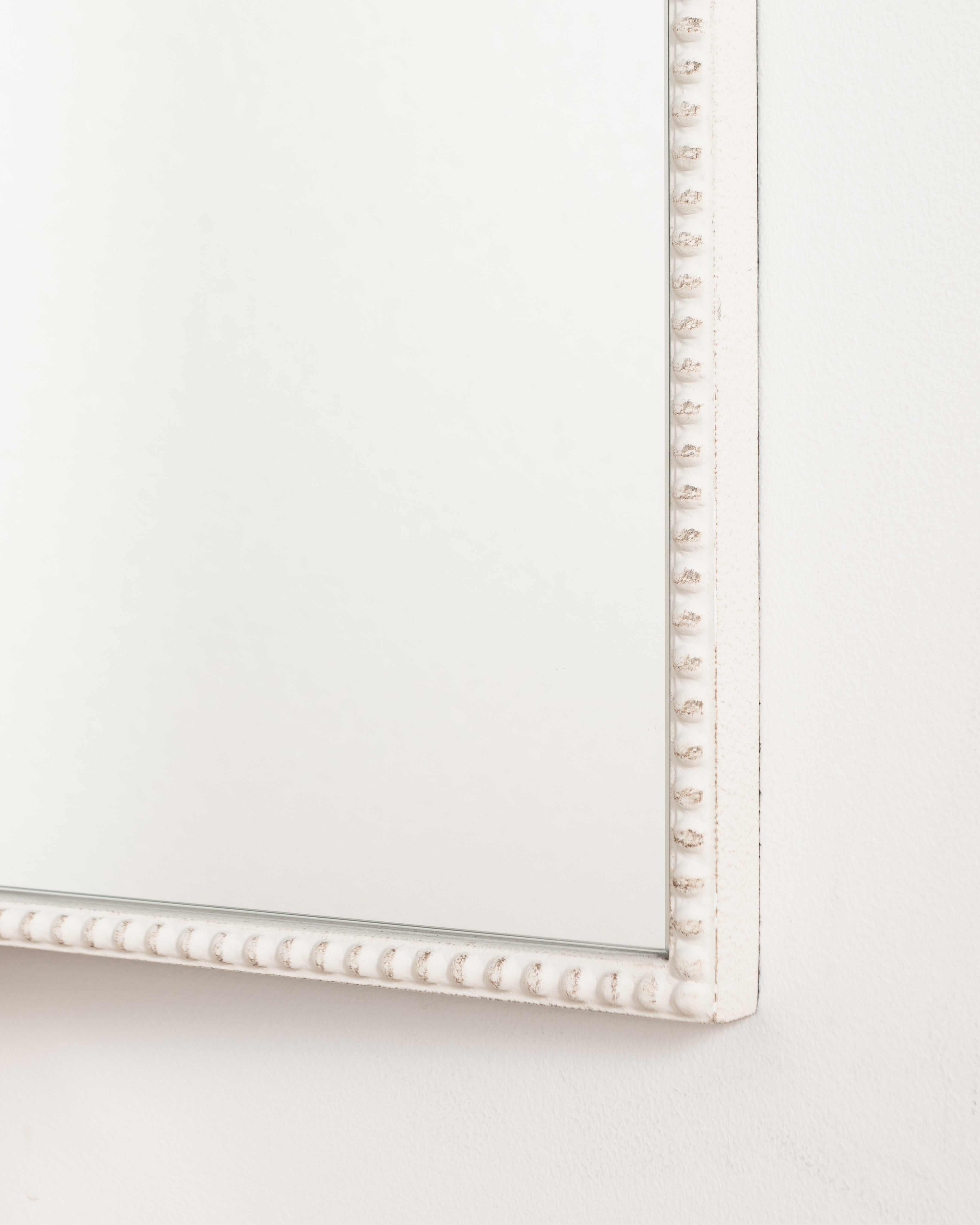 Somerset Rectangular Mirror | White