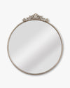 Somerset Round Mirror | Silver