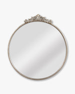 Somerset Round Mirror | Silver