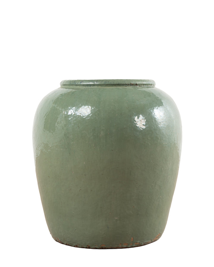 POT ANT GLAZED GRN XL VAR SIZES