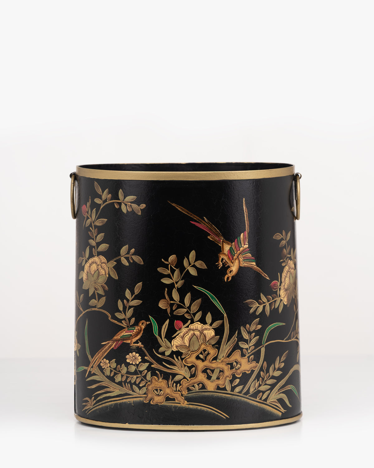 Jardin Noir Oval Wastepaper Basket