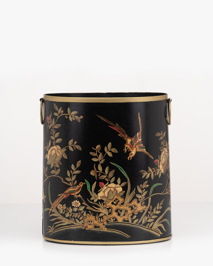 Jardin Noir Oval Wastepaper Basket