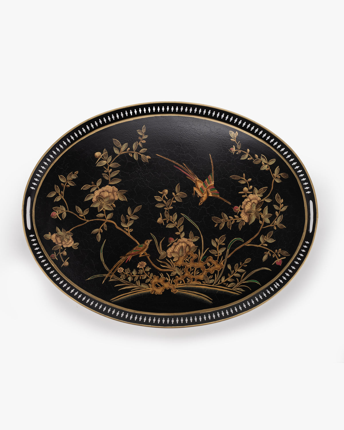 Jardin Noir Oval Tray